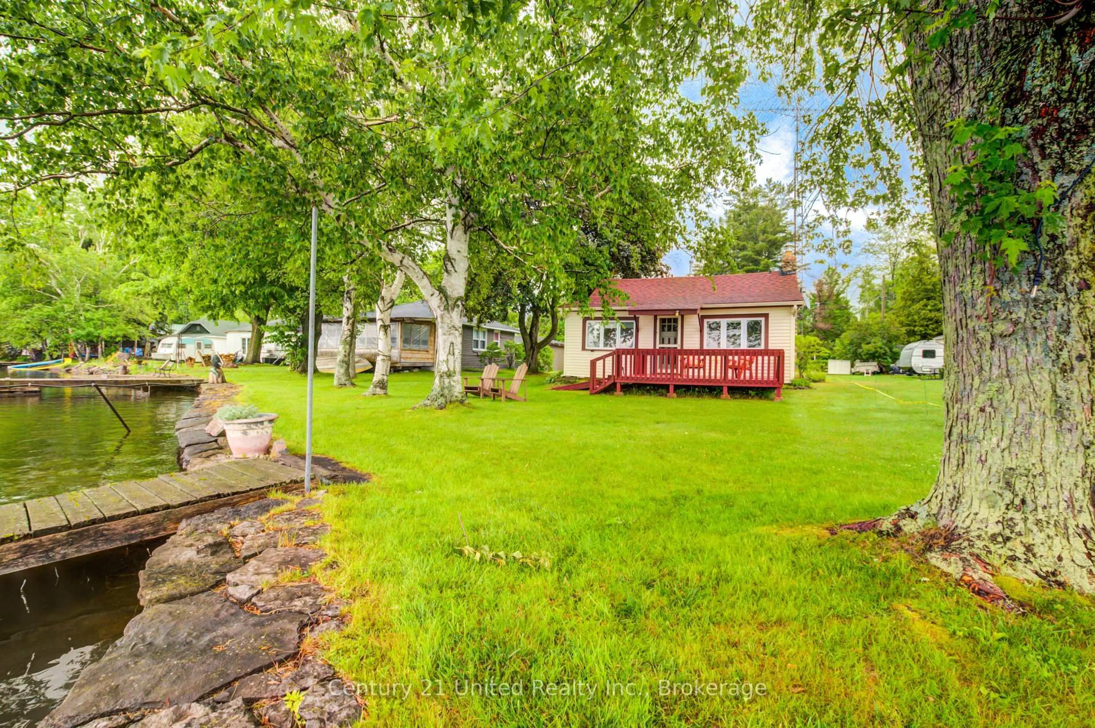 A pic from outside/outdoor area/front of a property/back of a property/a pic from drone, street for 76 Lake Rd, Trent Hills Ontario K0L 1L0