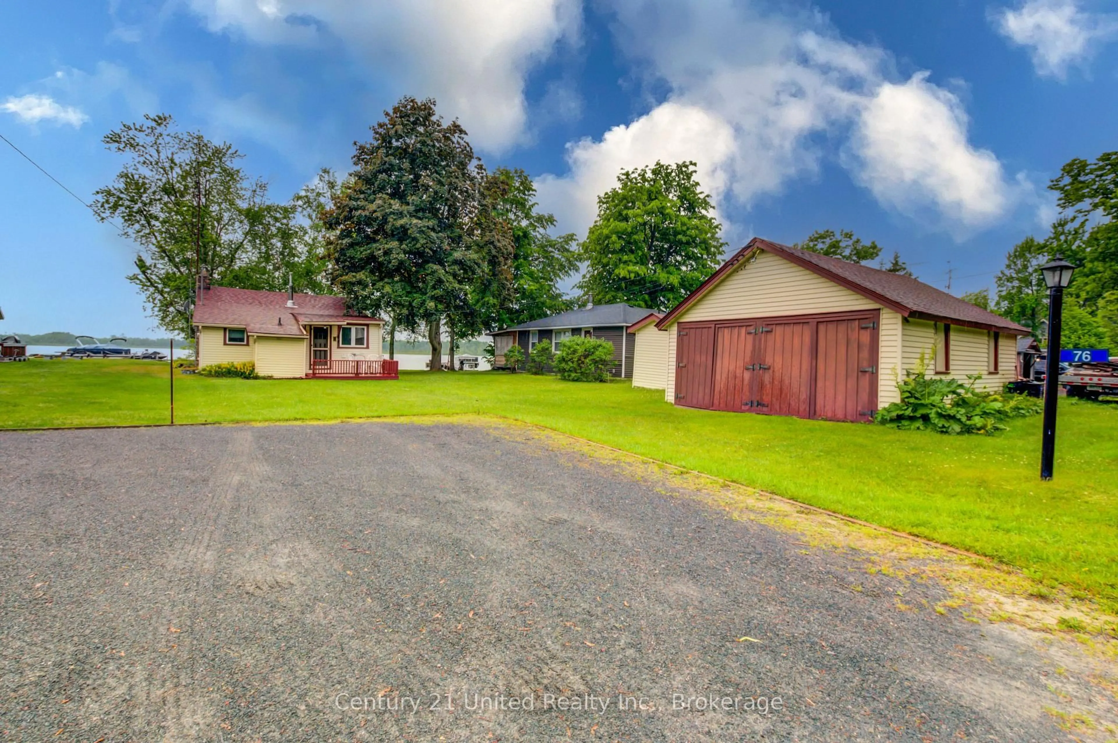 A pic from outside/outdoor area/front of a property/back of a property/a pic from drone, street for 76 Lake Rd, Trent Hills Ontario K0L 1L0