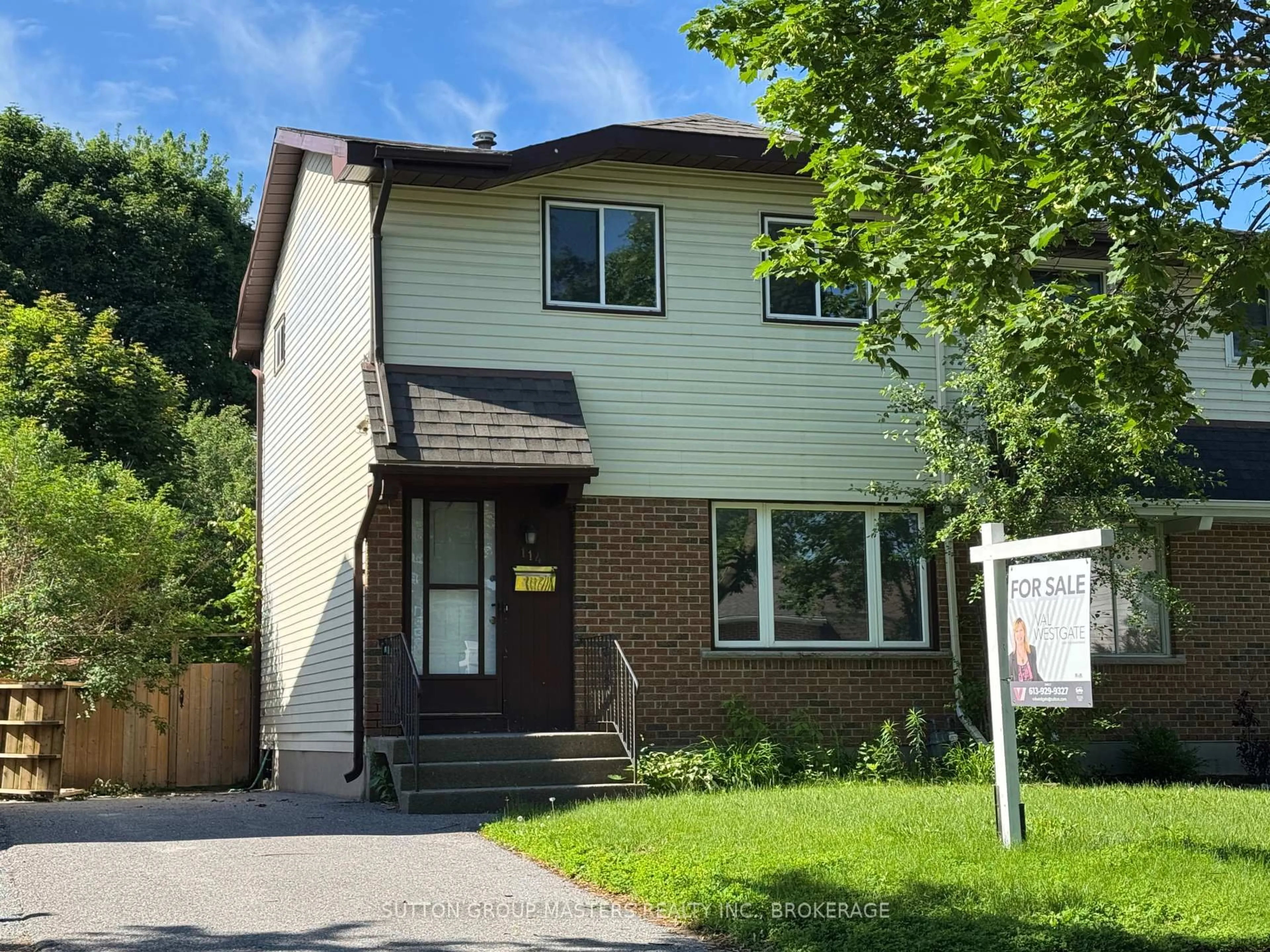 Home with brick exterior material, street for 114 Wycliffe Cres, Kingston Ontario K7K 6B4