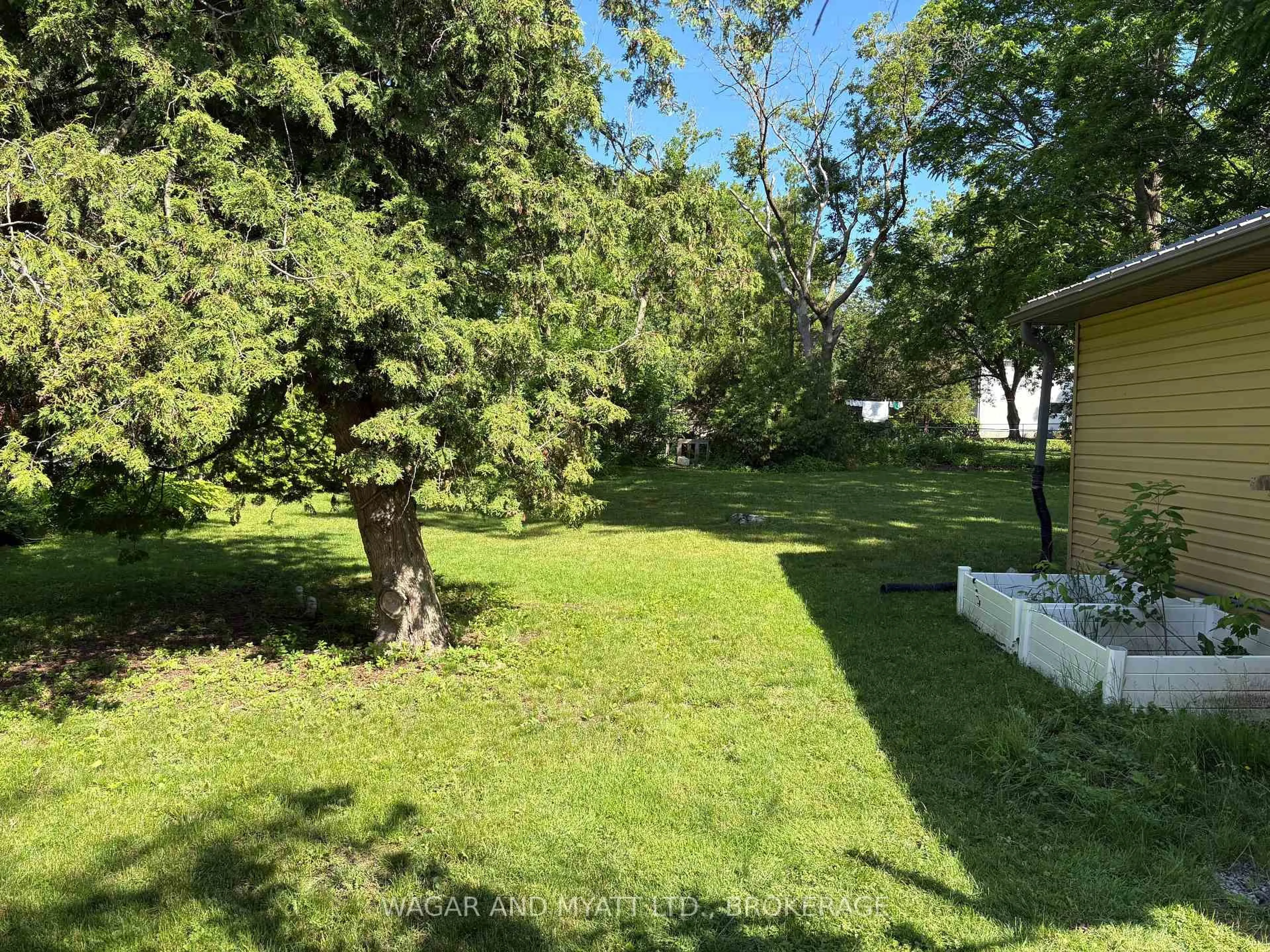 A pic from outside/outdoor area/front of a property/back of a property/a pic from drone, forest/trees view for 211 BRIDGE St, Greater Napanee Ontario K7R 2E5