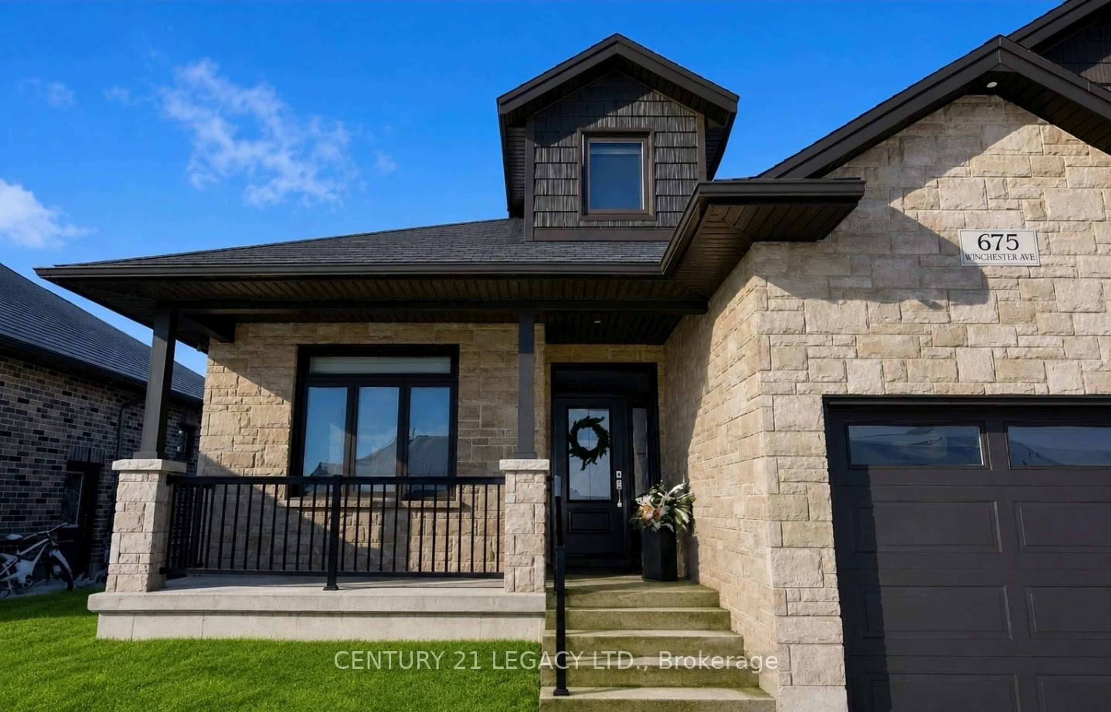Home with brick exterior material, street for 675 Winchester Ave, North Perth Ontario N4W 0J9
