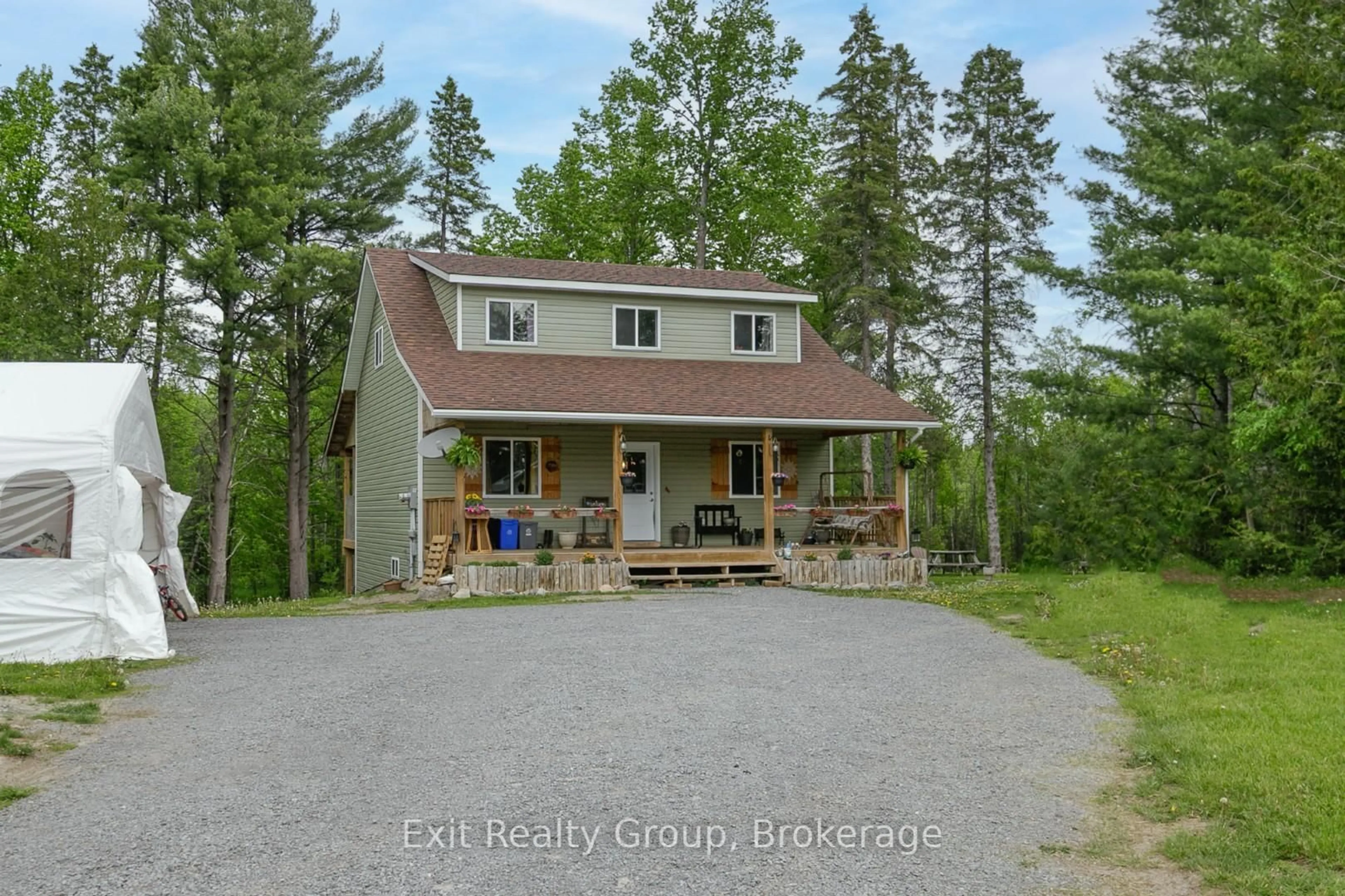 A pic from outside/outdoor area/front of a property/back of a property/a pic from drone, unknown for 5084 Stirling Marmora Rd, Stirling-Rawdon Ontario K0K 3C0