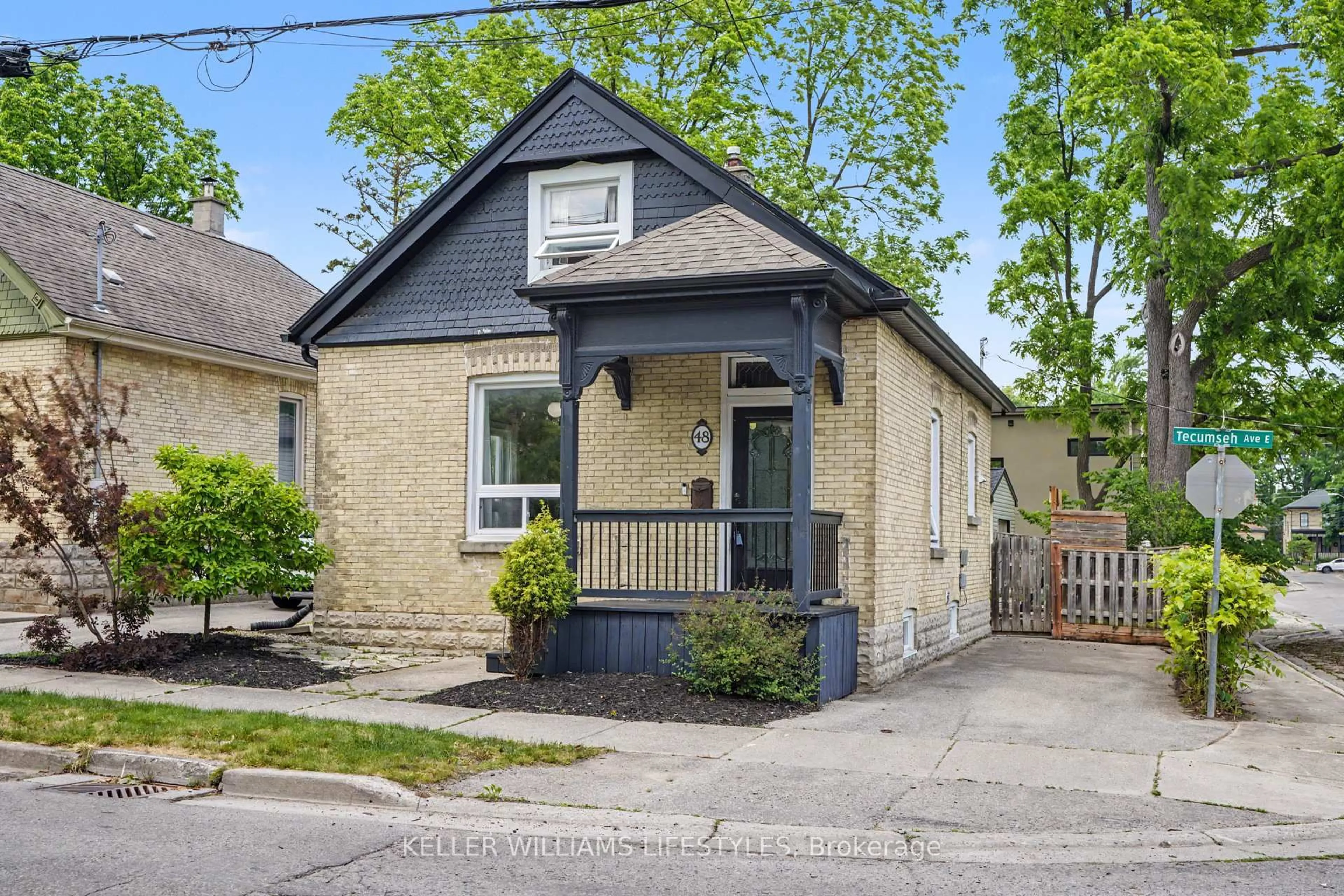 Home with brick exterior material, street for 48 Tecumseh Ave, London South Ontario N6C 1R7