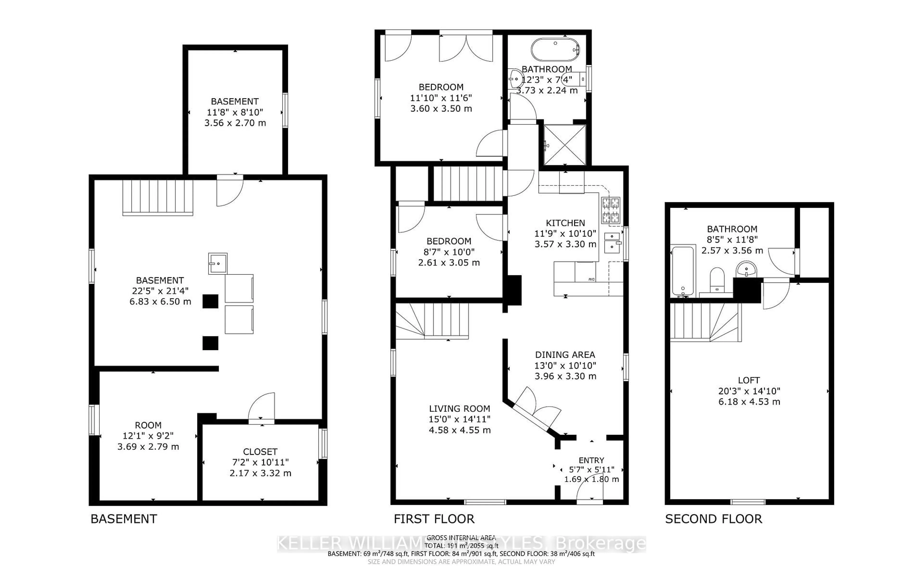 Floor plan for 48 Tecumseh Ave, London South Ontario N6C 1R7