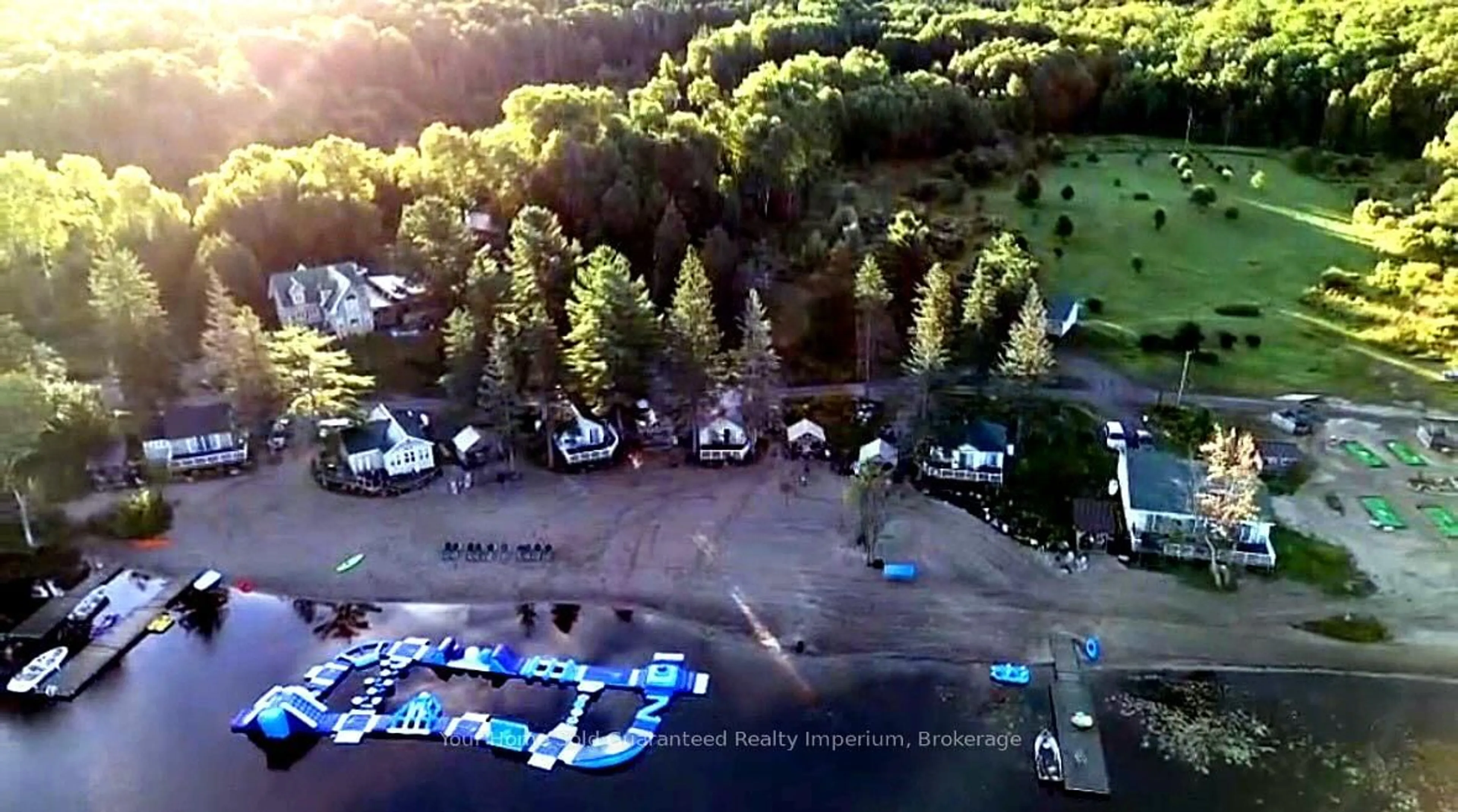 A pic from outside/outdoor area/front of a property/back of a property/a pic from drone, mountain view for 3 WOODLAND Lane, Magnetawan Ontario P0A 1P0