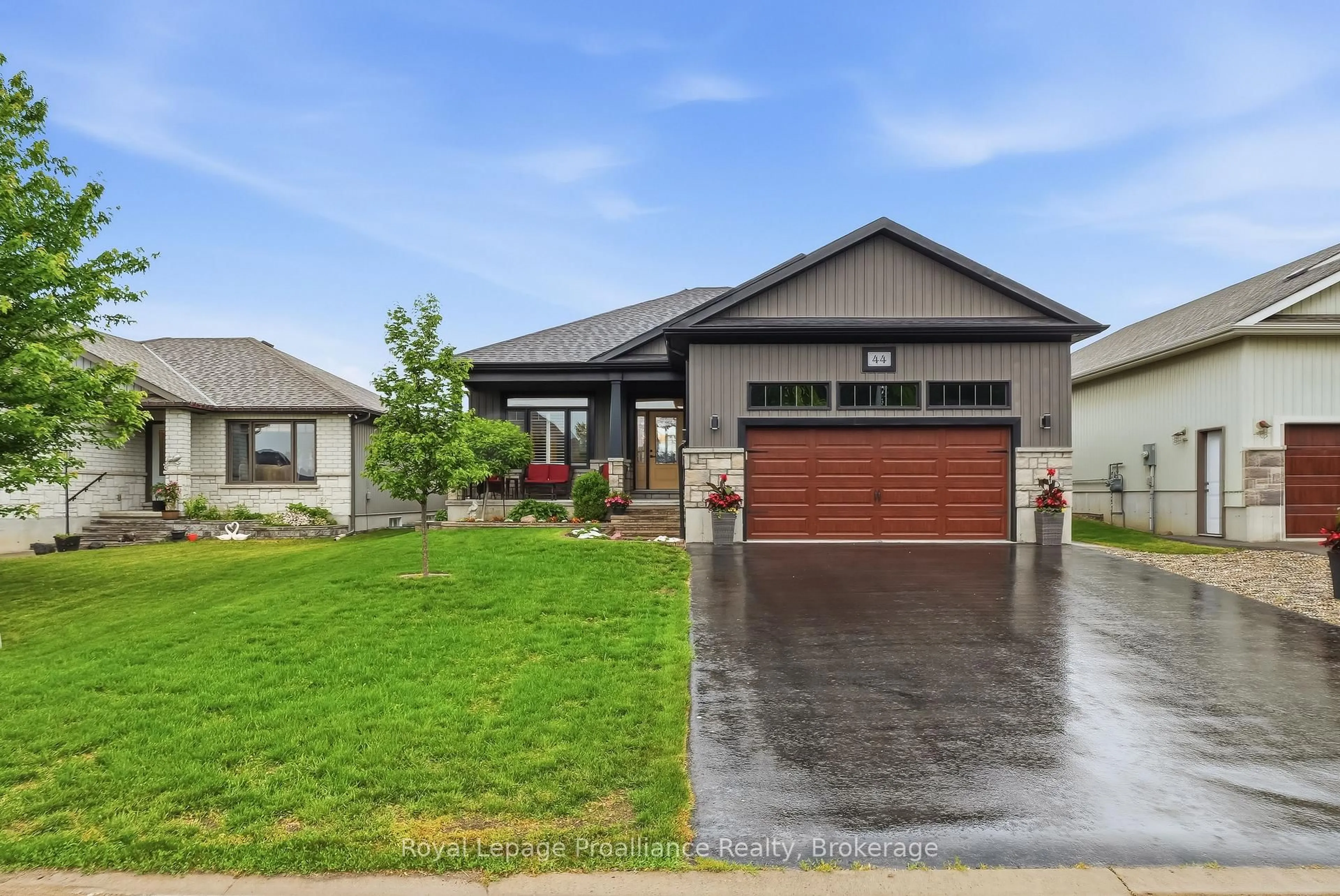 Home with brick exterior material, street for 44 Ambrosia Terr, Quinte West Ontario K8V 0G6