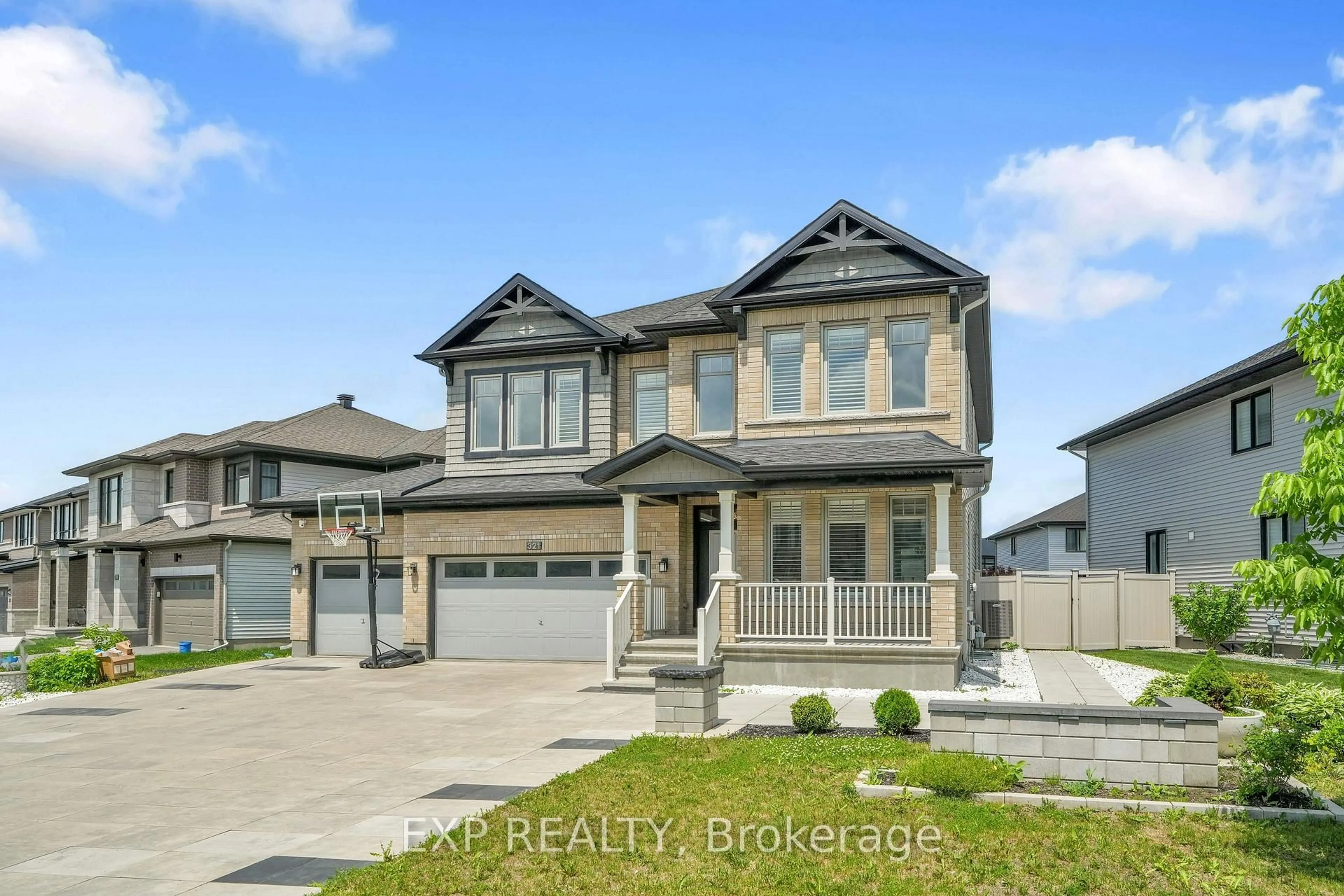 Home with brick exterior material, street for 321 Serenade Cres, Ottawa Ontario K1X 0B9