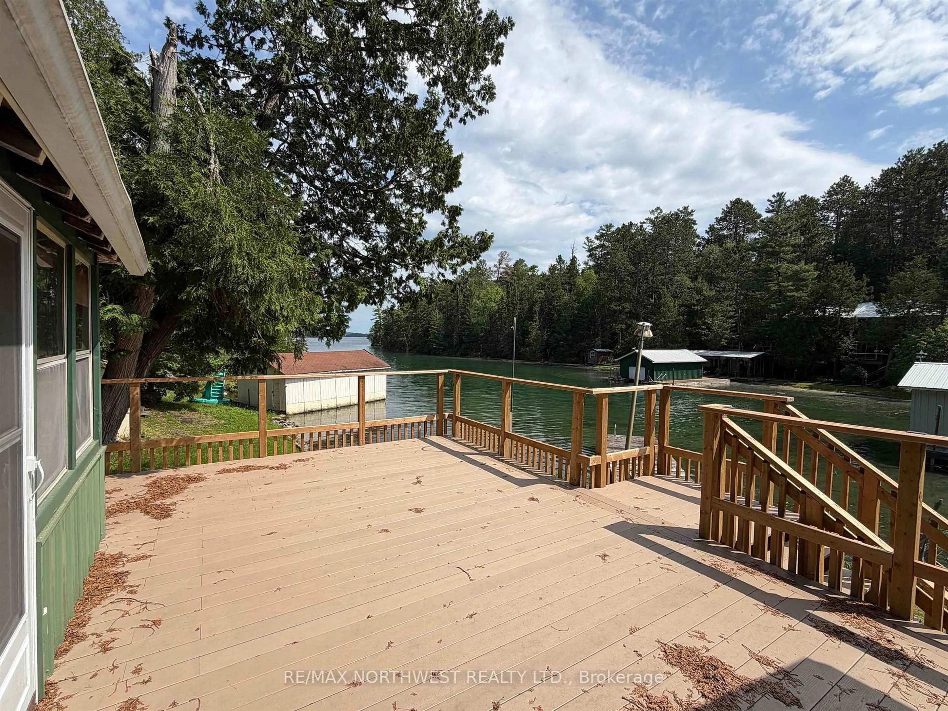 A pic from outside/outdoor area/front of a property/back of a property/a pic from drone, water/lake/river/ocean view for 2804 GRANDPA TOLEN'S ROAD CROW LAKE, Sioux Narrows-Nestor Falls Ontario P0X 1K0