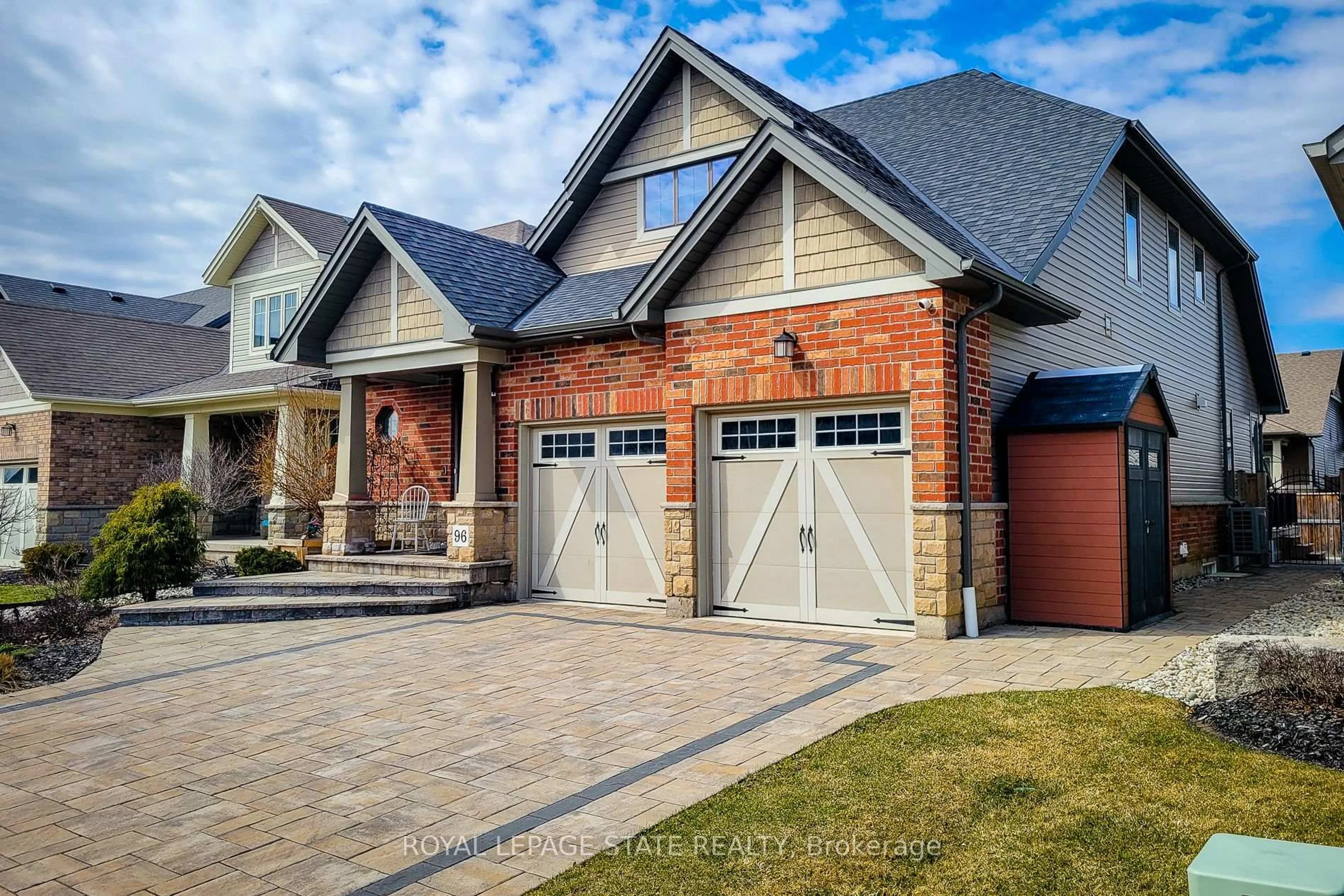 Home with brick exterior material, street for 96 Anastasia Blvd, West Lincoln Ontario L0R 2A0