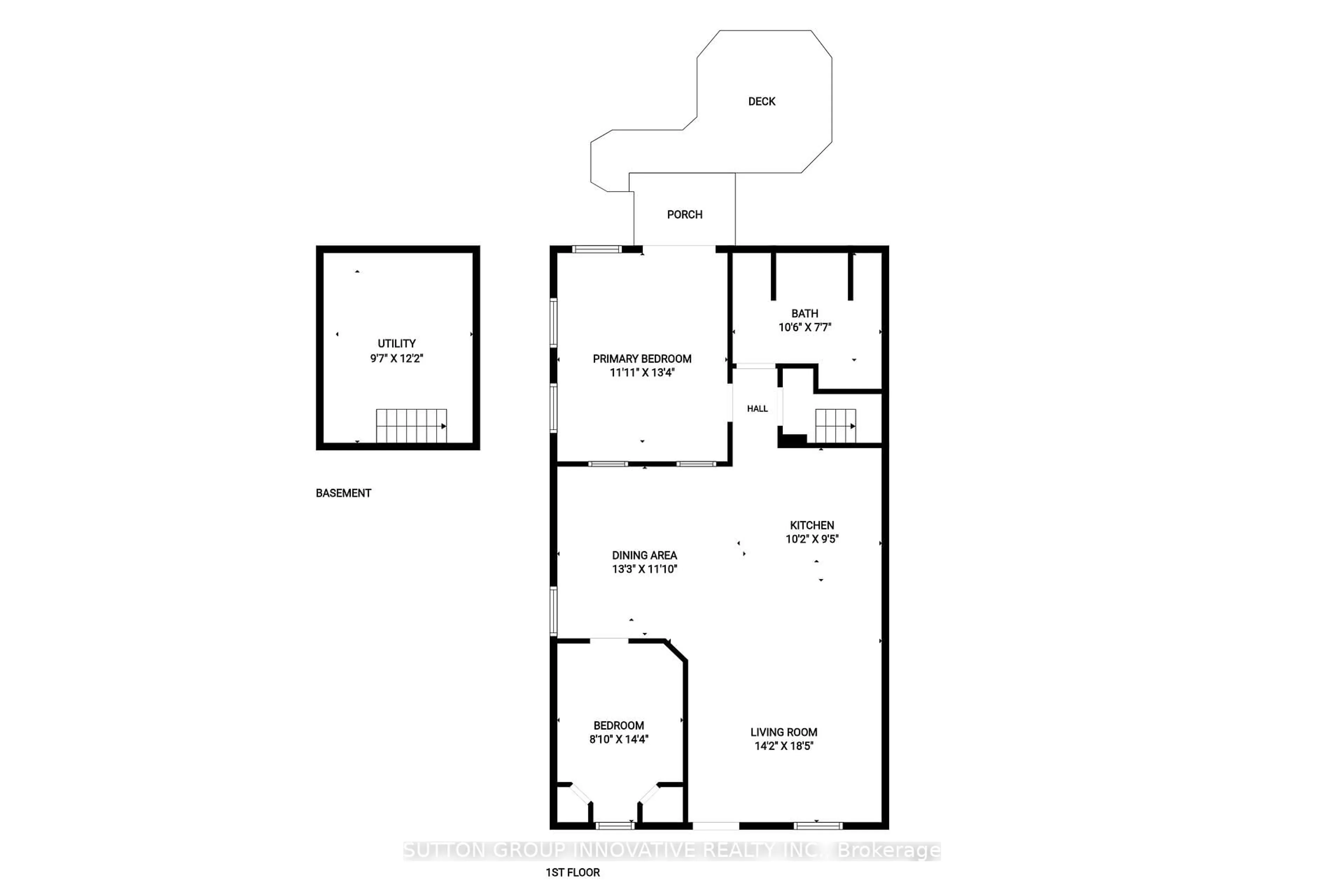 Floor plan for 18 Pearl St, Hamilton Ontario L8P 3W5