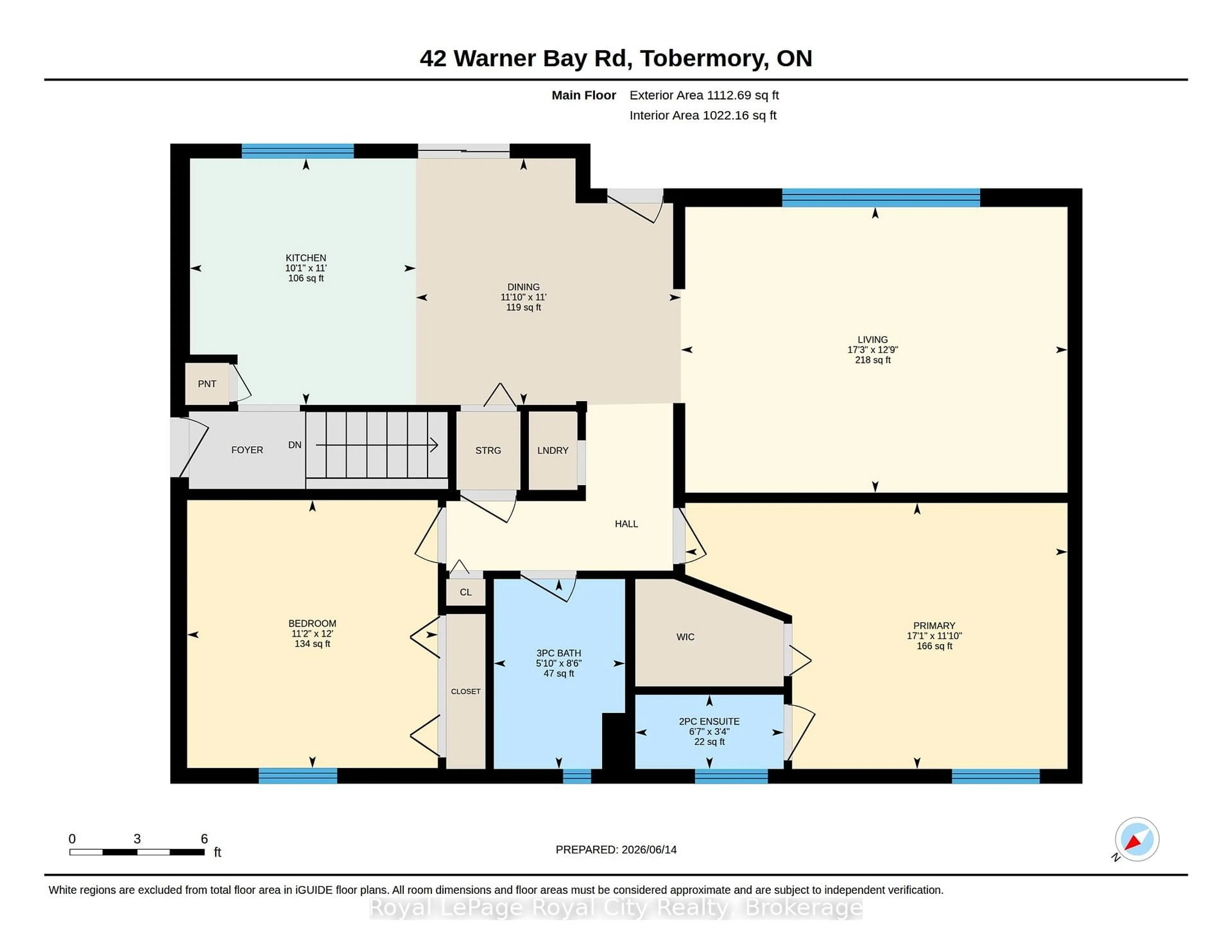 Floor plan for 42 Warner Bay Rd, Northern Bruce Peninsula Ontario N0H 2R0