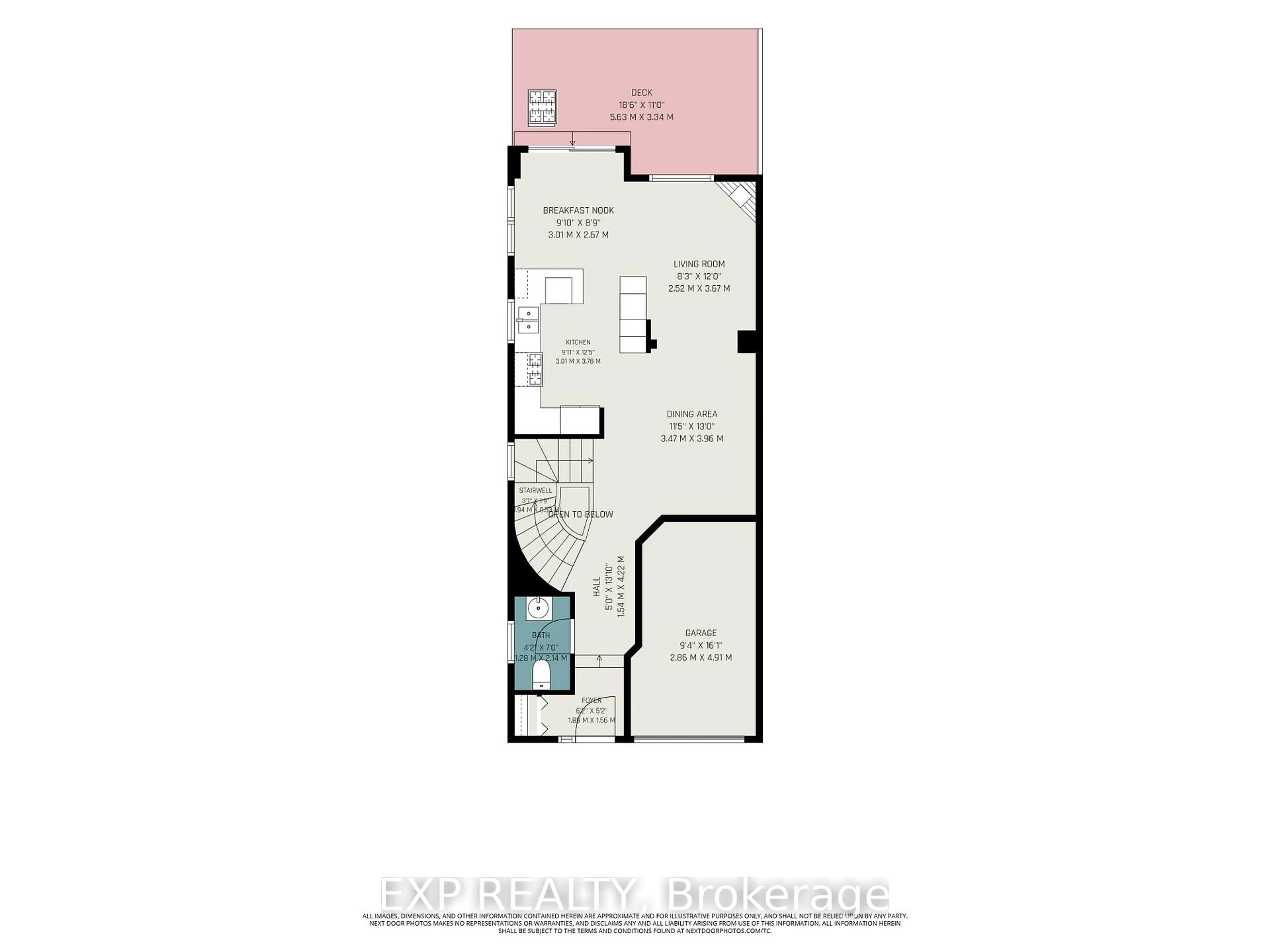 Floor plan for 930 Torovin Private, Ottawa Ontario K1B 0A7