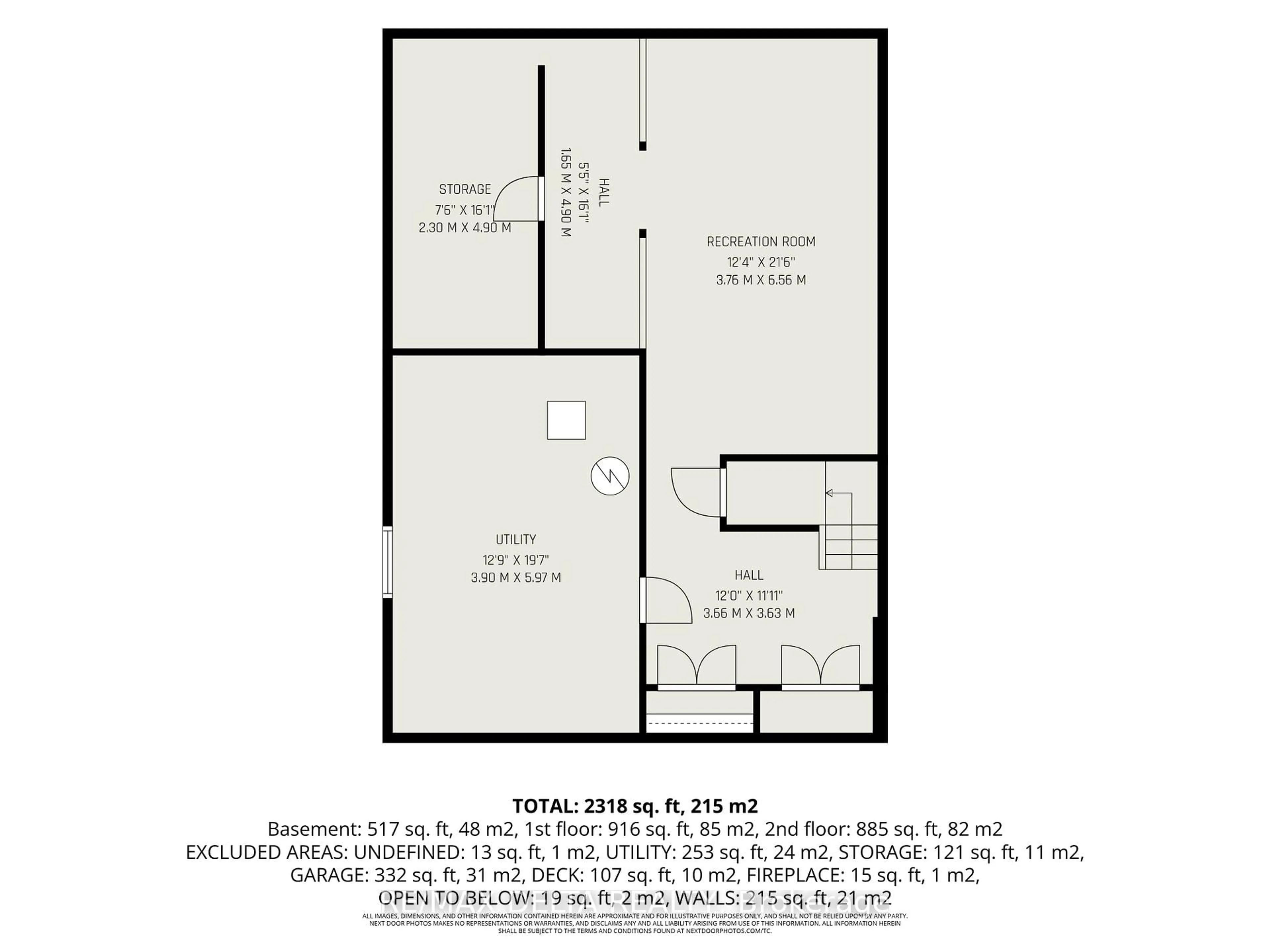Floor plan for 1462 Laurin Cres, Ottawa Ontario K1E 3G7