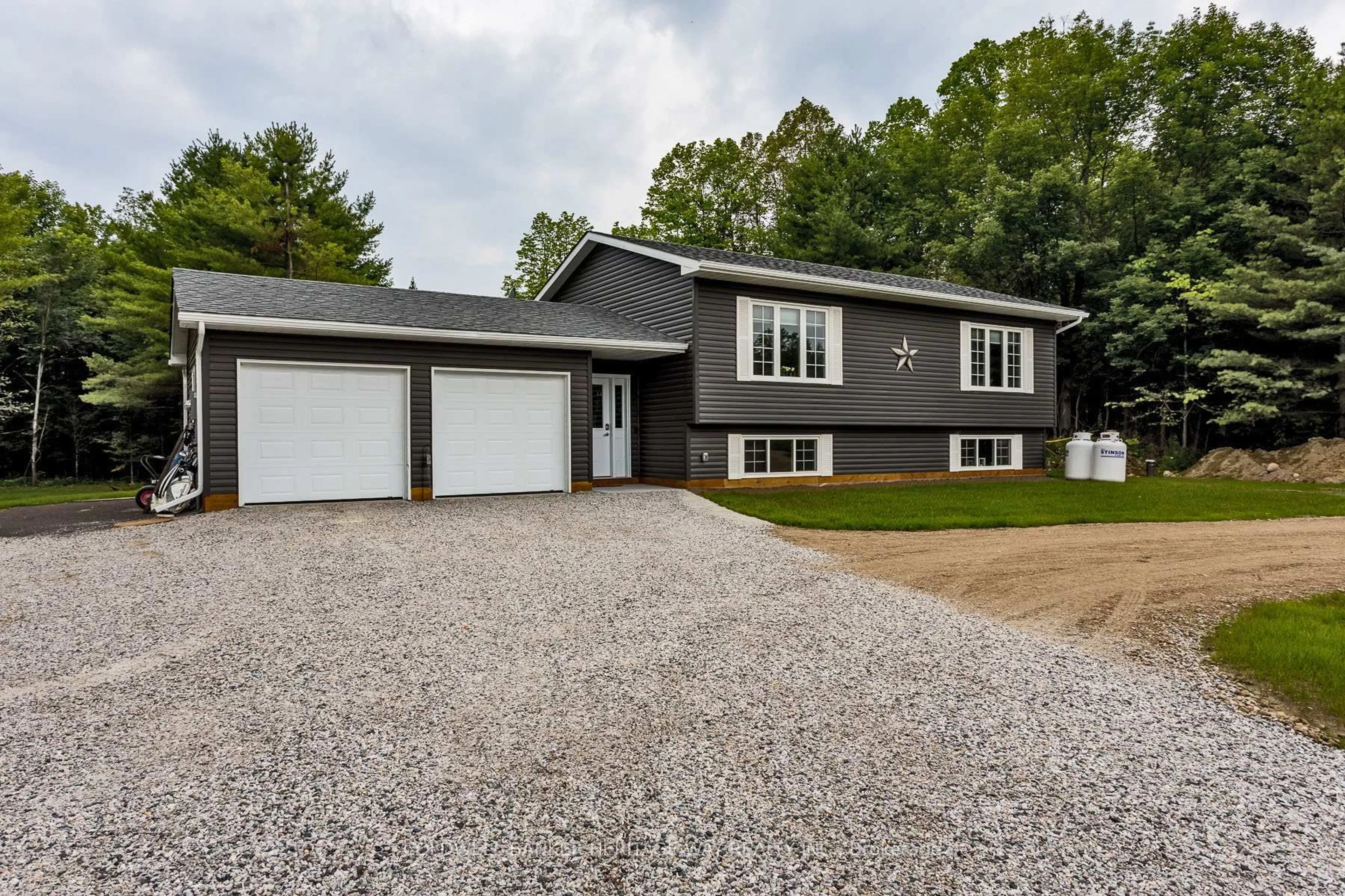 Home with vinyl exterior material, street for 1759 Drummond Con 7 Rd, Perth Ontario K7H 0L8