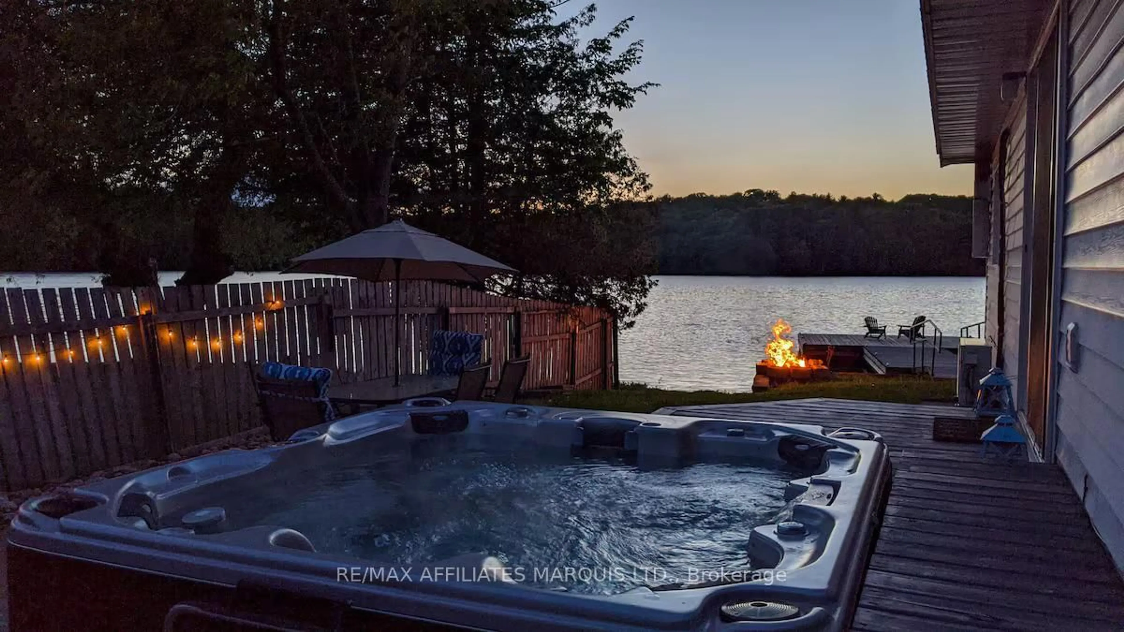 Patio, water/lake/river/ocean view for 10 Foxtrot Lane, Front of Yonge Ontario K0E 1R0