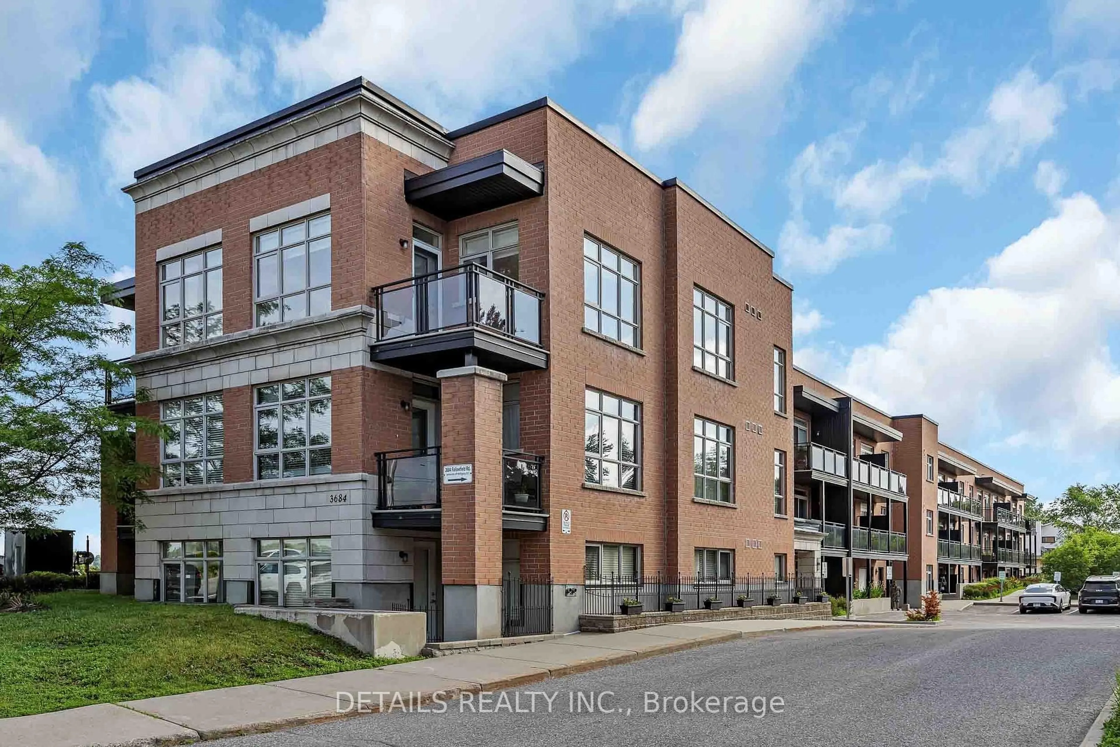 Home with brick exterior material, street for 3684 Fallowfield Rd #117, Ottawa Ontario K2J 4H3