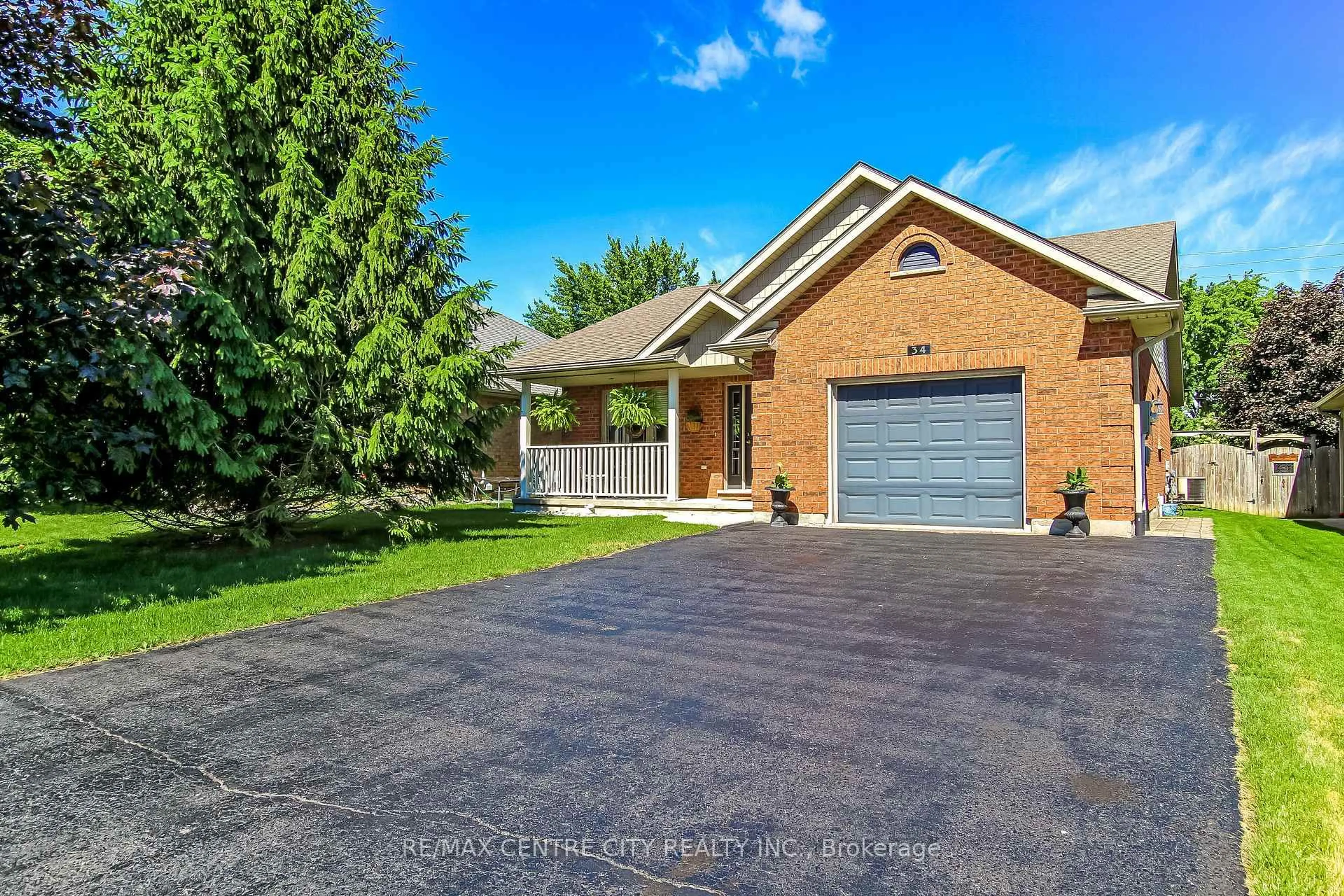 Home with brick exterior material, street for 34 Lightbourne Ave, Stratford Ontario N4Z 1J8
