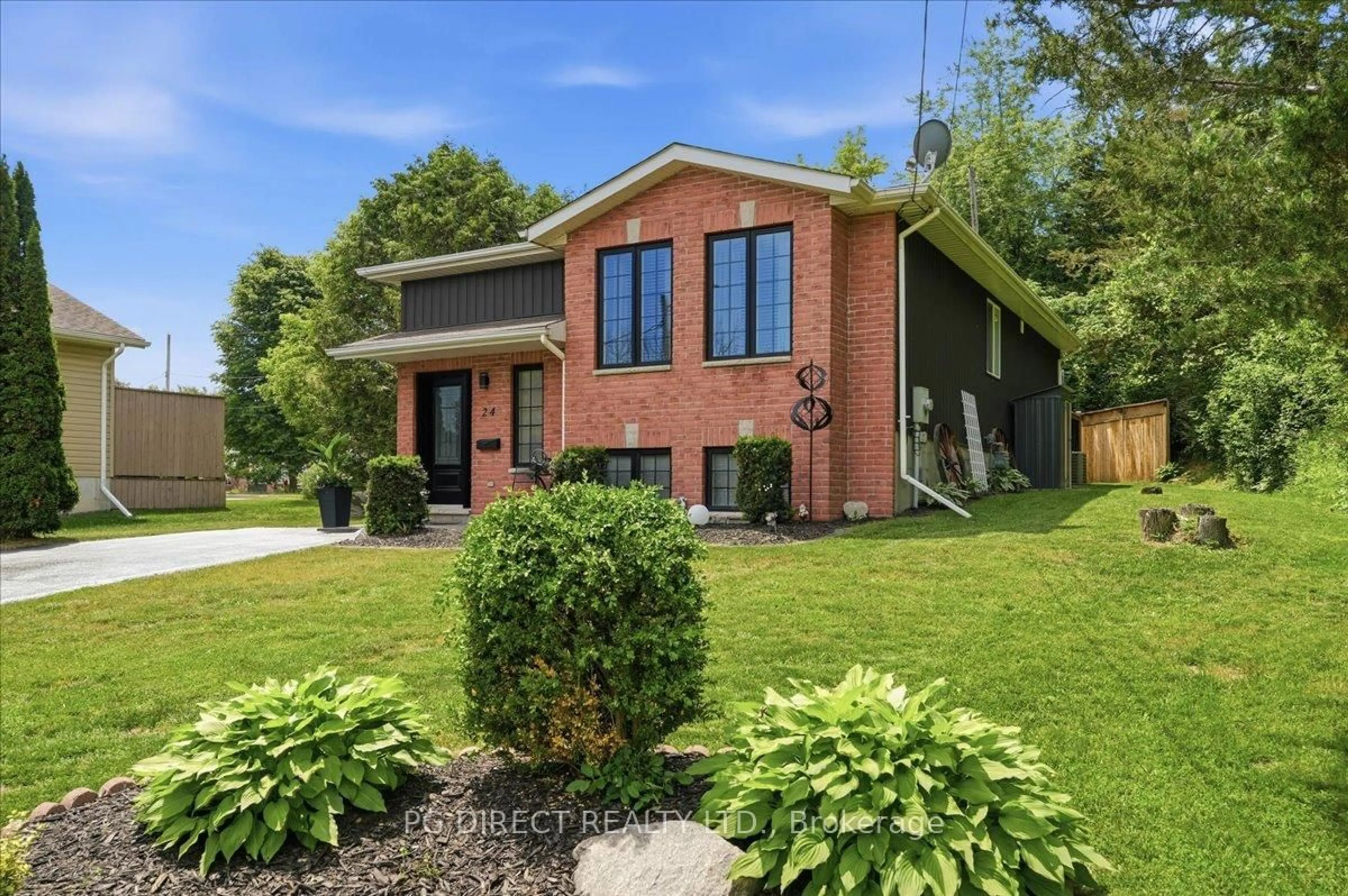 Home with brick exterior material, street for 24 Wooler Rd, Quinte West Ontario K8V 4J5