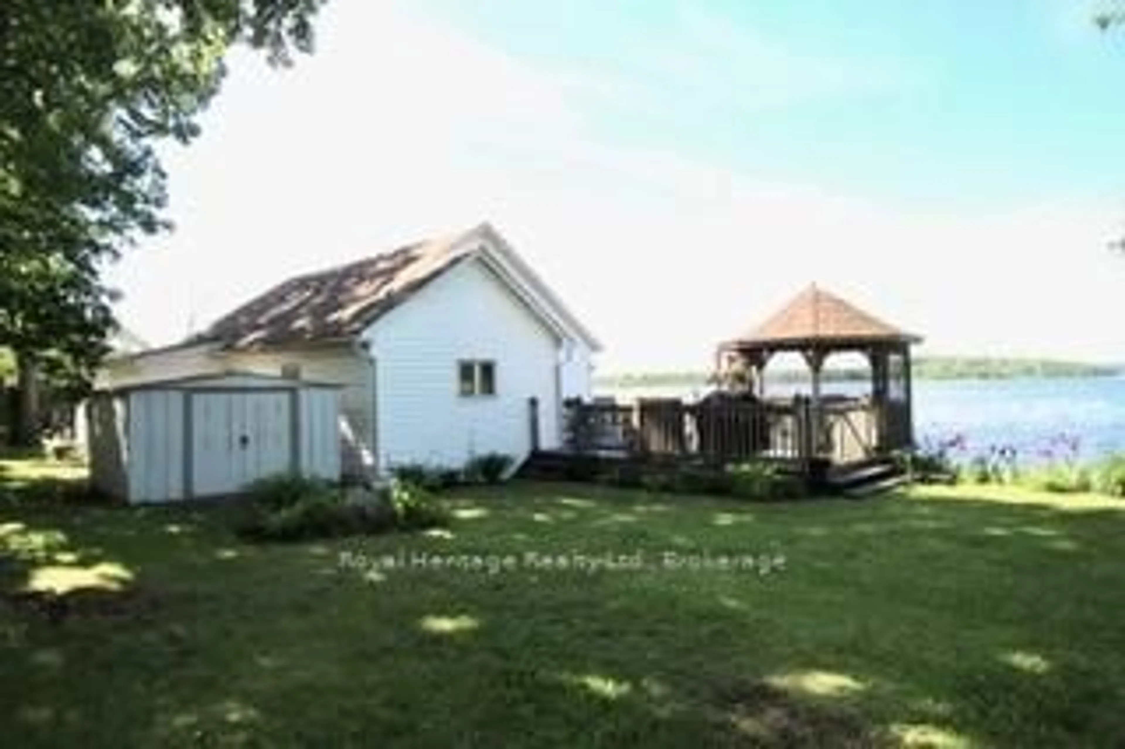 A pic from outside/outdoor area/front of a property/back of a property/a pic from drone, unknown for 8 Bradley Bay Rd, Trent Hills Ontario K0L 1L0