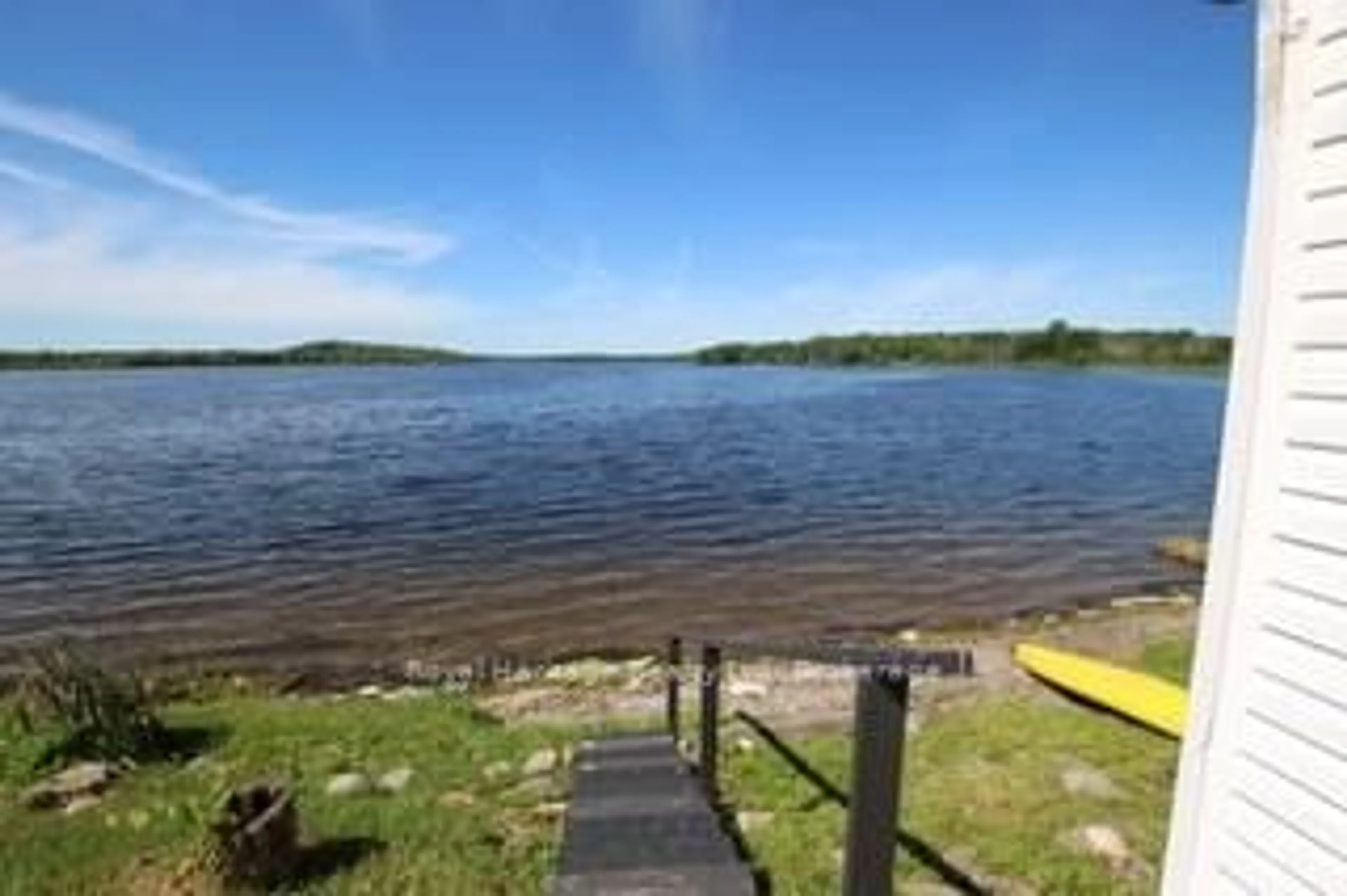 A pic from outside/outdoor area/front of a property/back of a property/a pic from drone, water/lake/river/ocean view for 8 Bradley Bay Rd, Trent Hills Ontario K0L 1L0