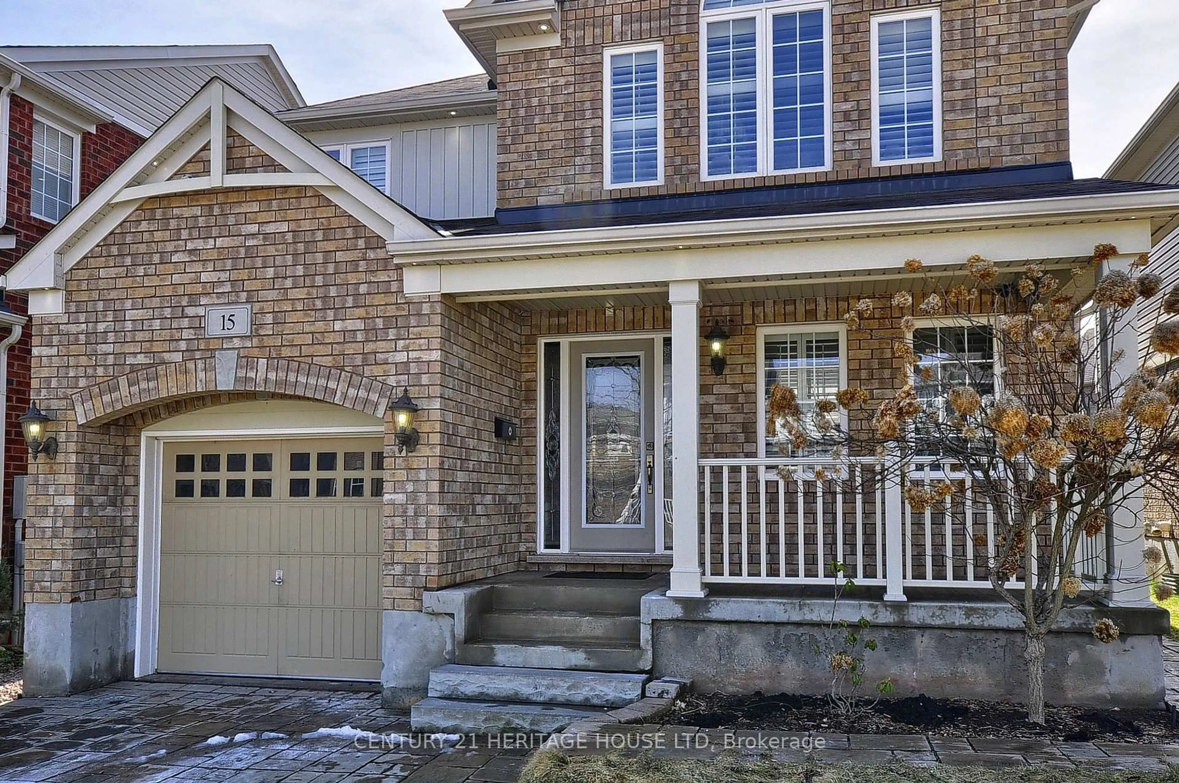 Home with brick exterior material, street for 15 Horton Walk, Cambridge Ontario N3C 0C1