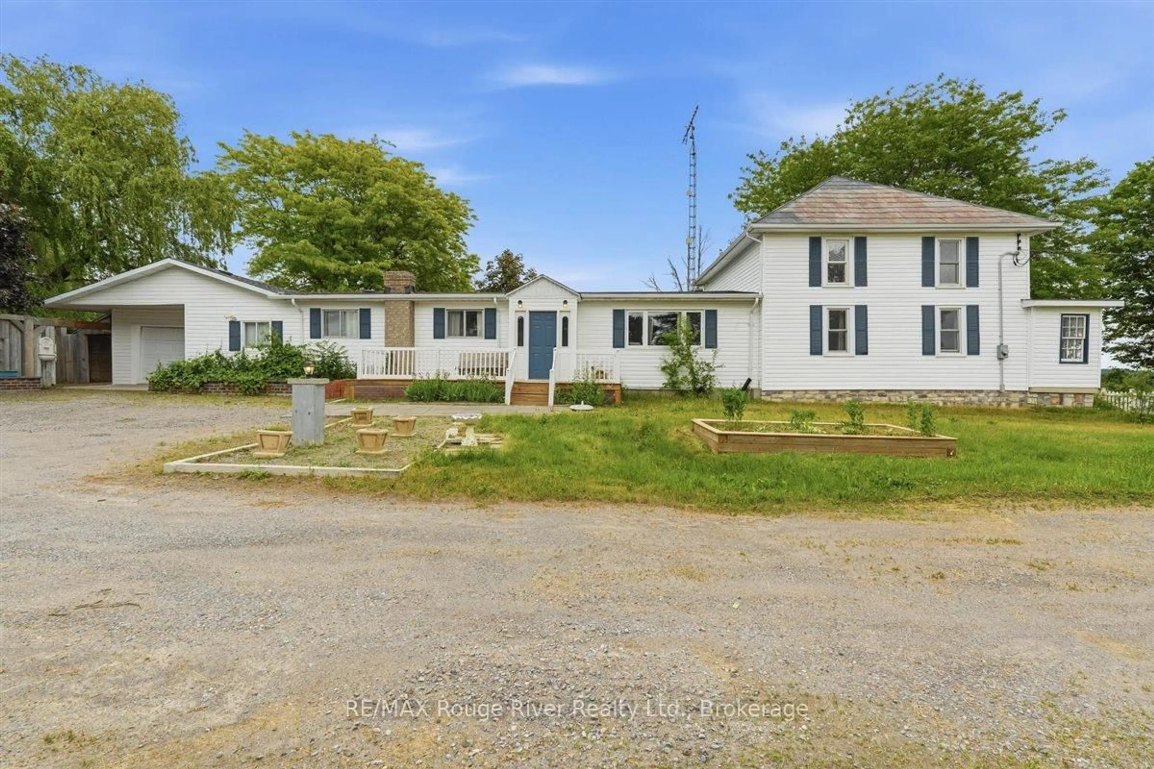 A pic from outside/outdoor area/front of a property/back of a property/a pic from drone, street for 1562 Morganston Rd, Cramahe Ontario K0K 1M0