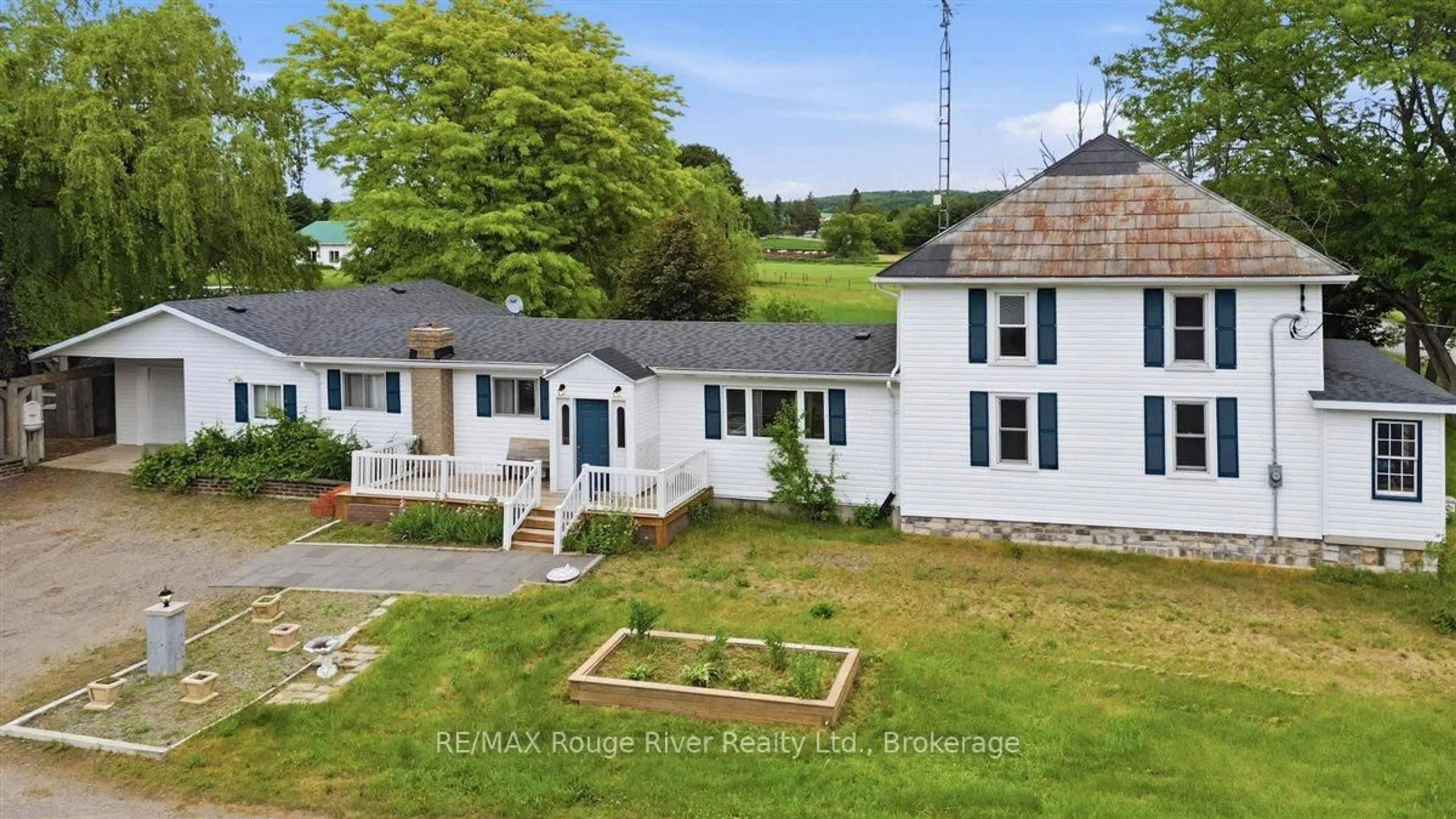 A pic from outside/outdoor area/front of a property/back of a property/a pic from drone, building for 1562 Morganston Rd, Cramahe Ontario K0K 1M0
