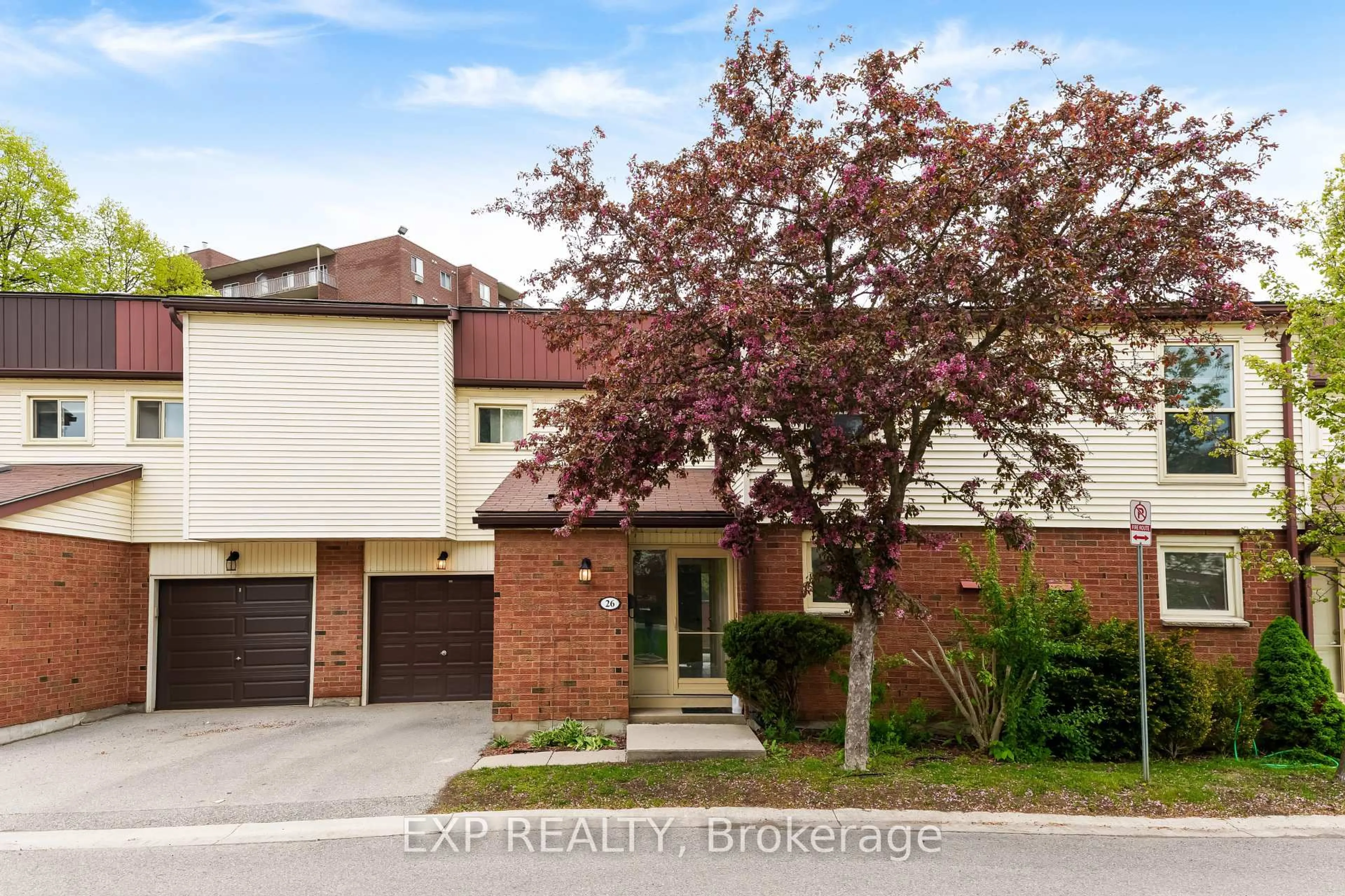 A pic from outside/outdoor area/front of a property/back of a property/a pic from drone, street for 770 Fanshawe park Rd #26, London North Ontario N5X 1L1