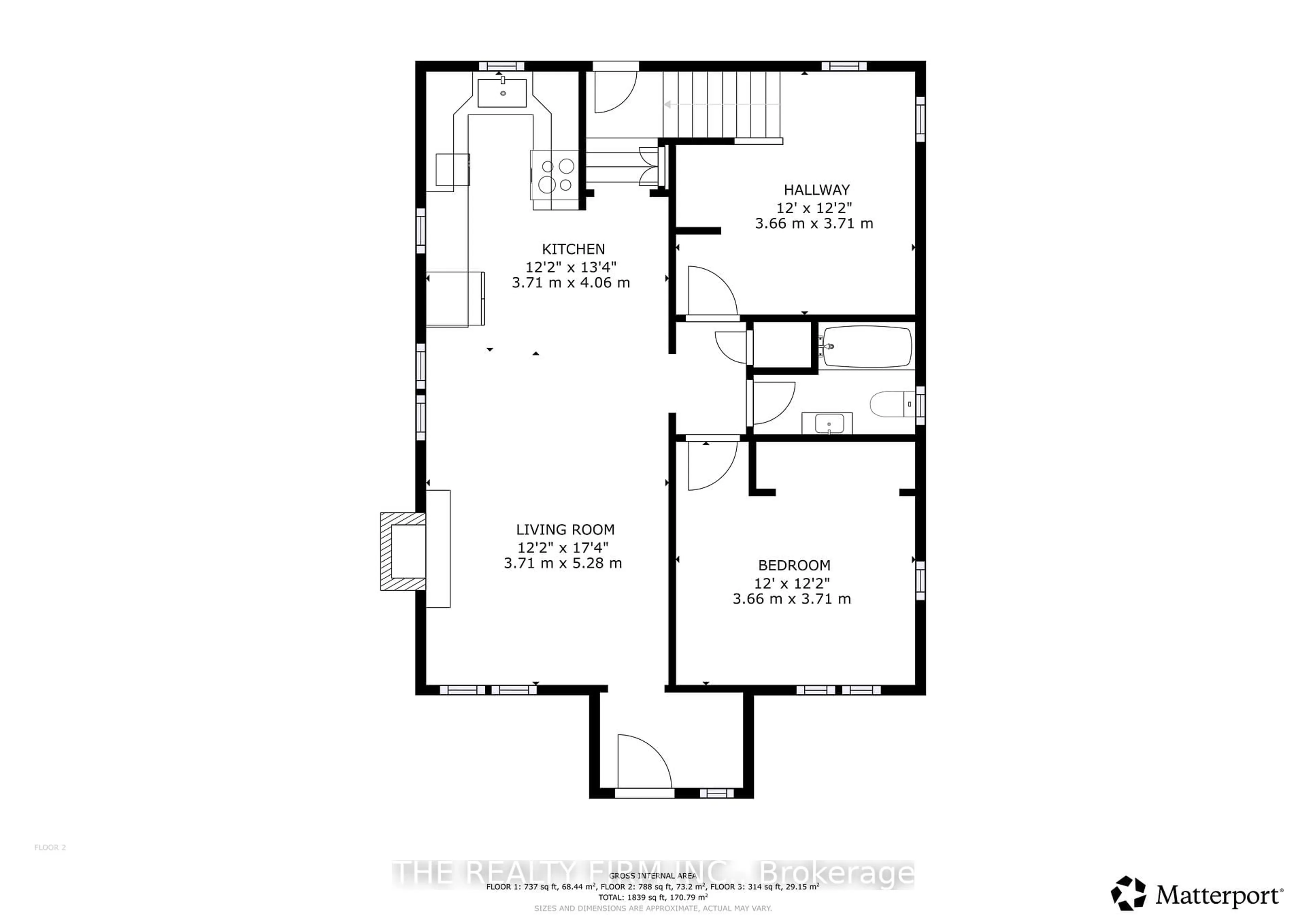 Floor plan for 452 Merlin St, London East Ontario N5W 5B1