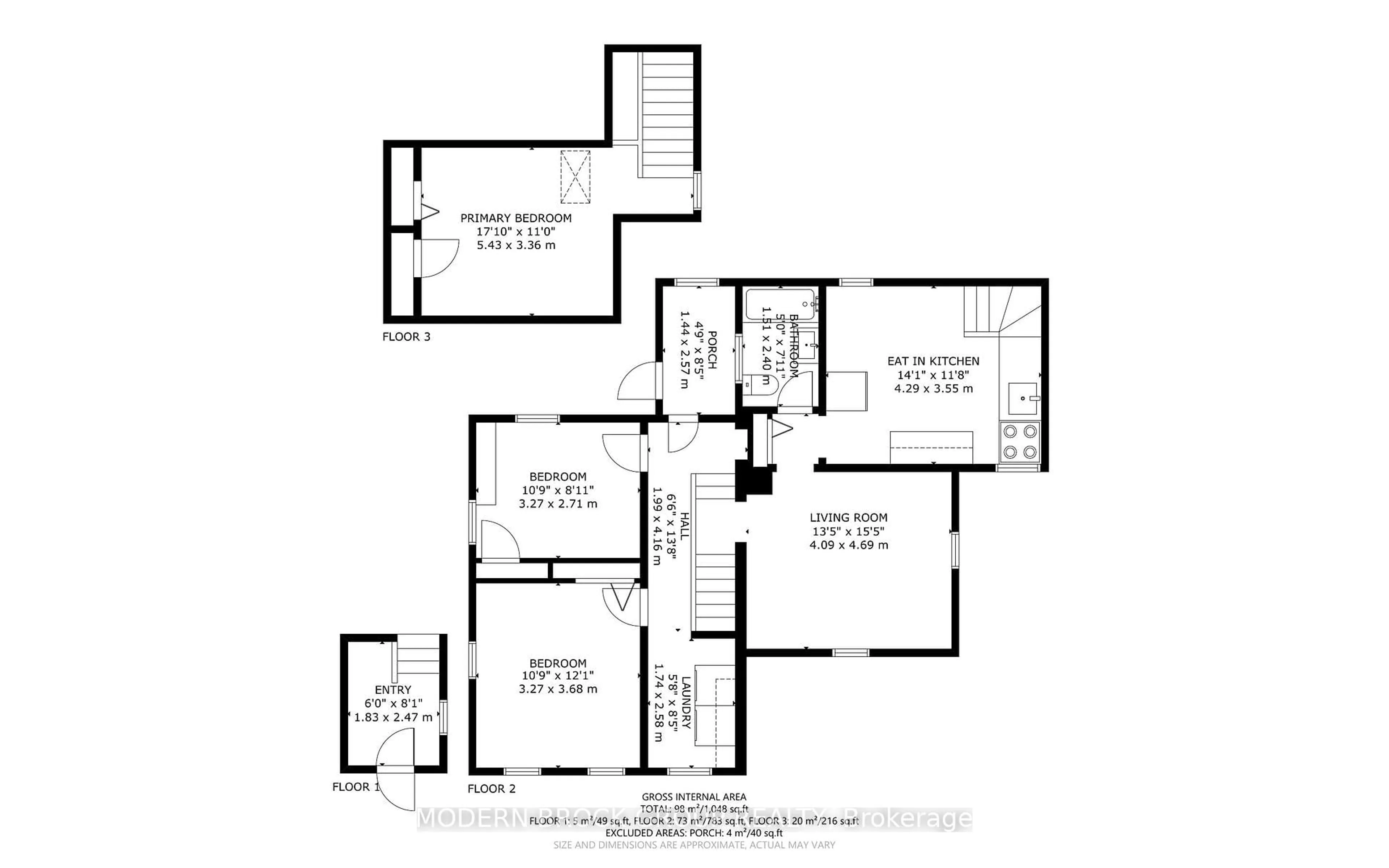 Floor plan for 16 Beecher St, Brockville Ontario K6V 5L9