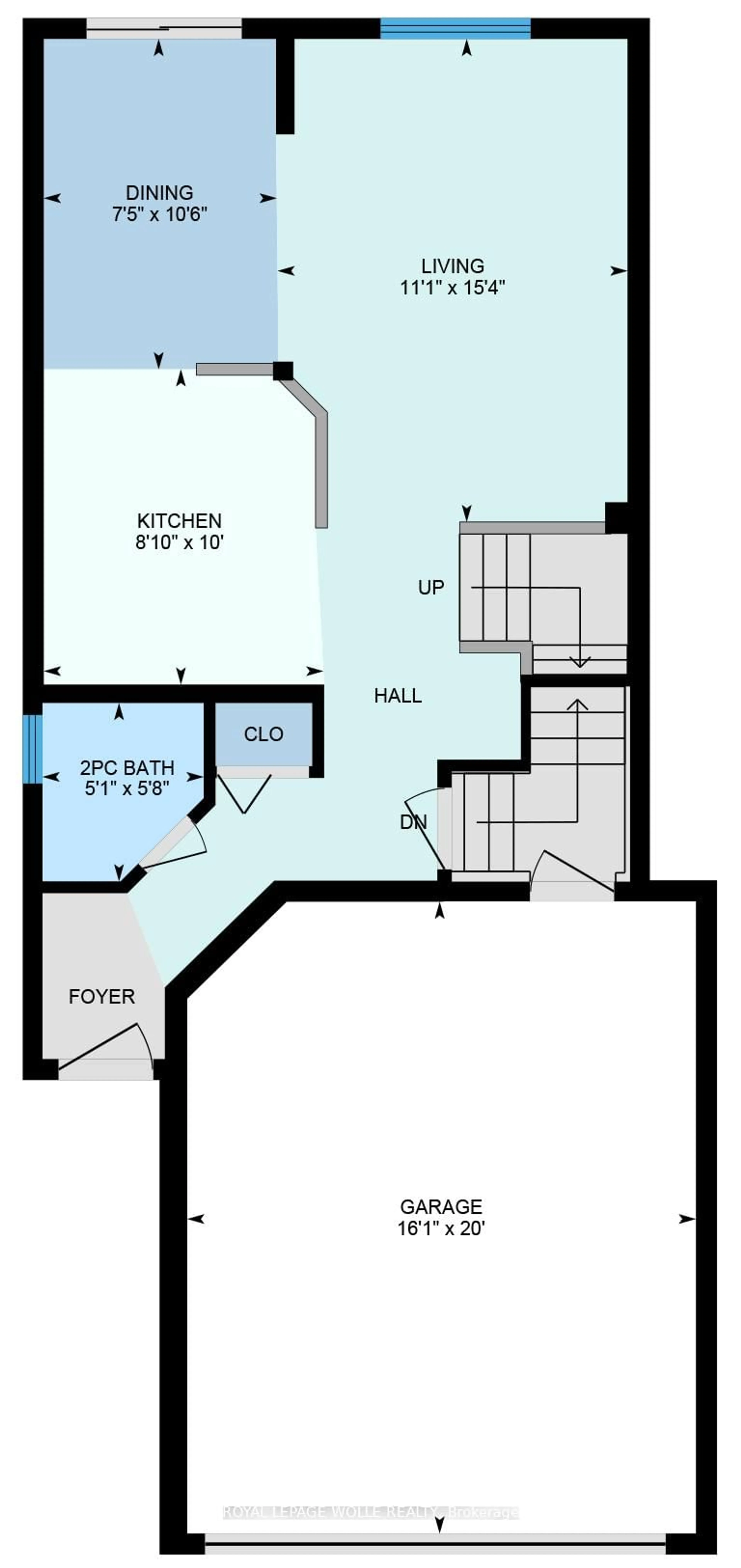 Floor plan for 15 Cotton Grass St, Kitchener Ontario N2E 3T7