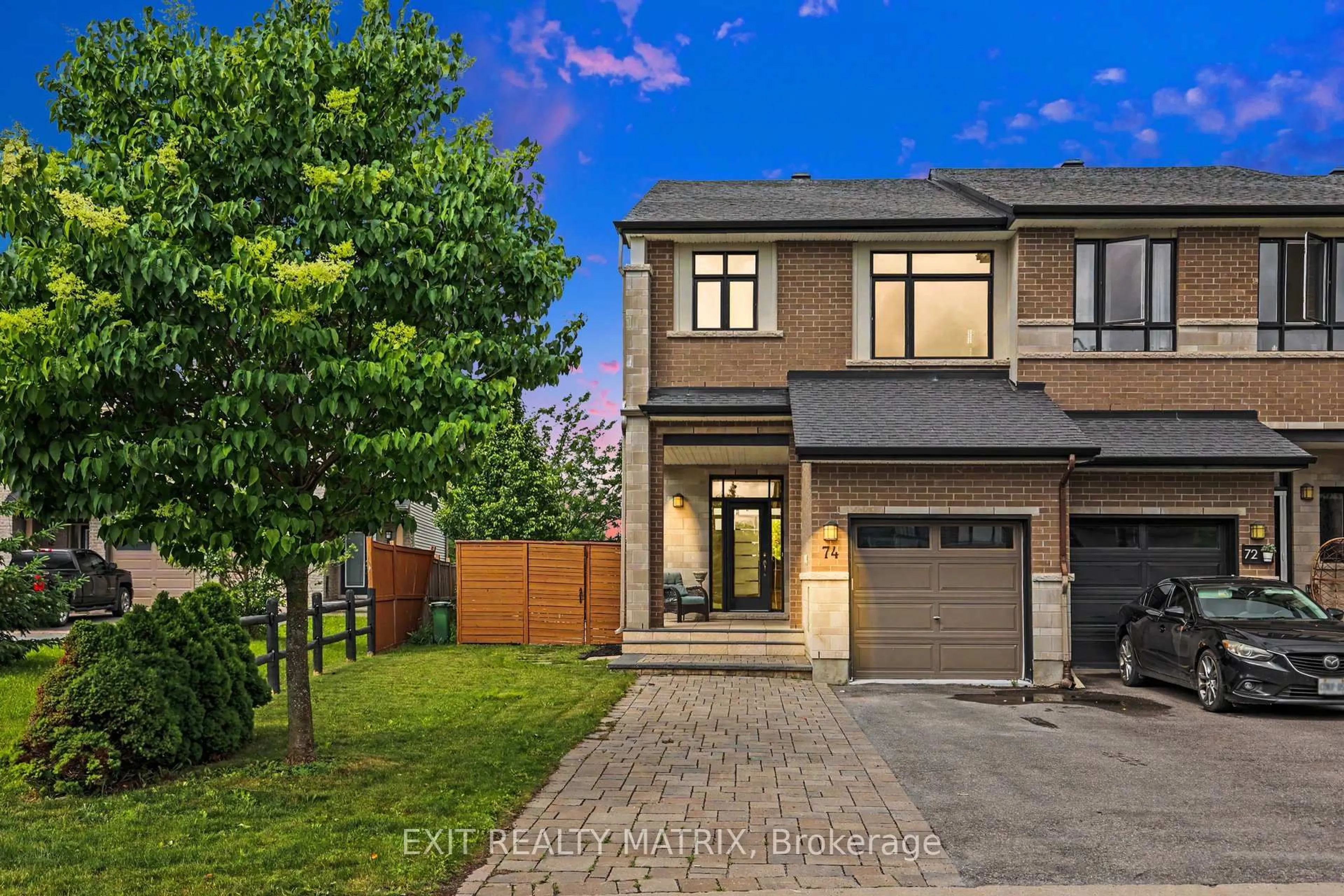Home with brick exterior material, street for 74 Nutting Cres, Ottawa Ontario K4M 0C3
