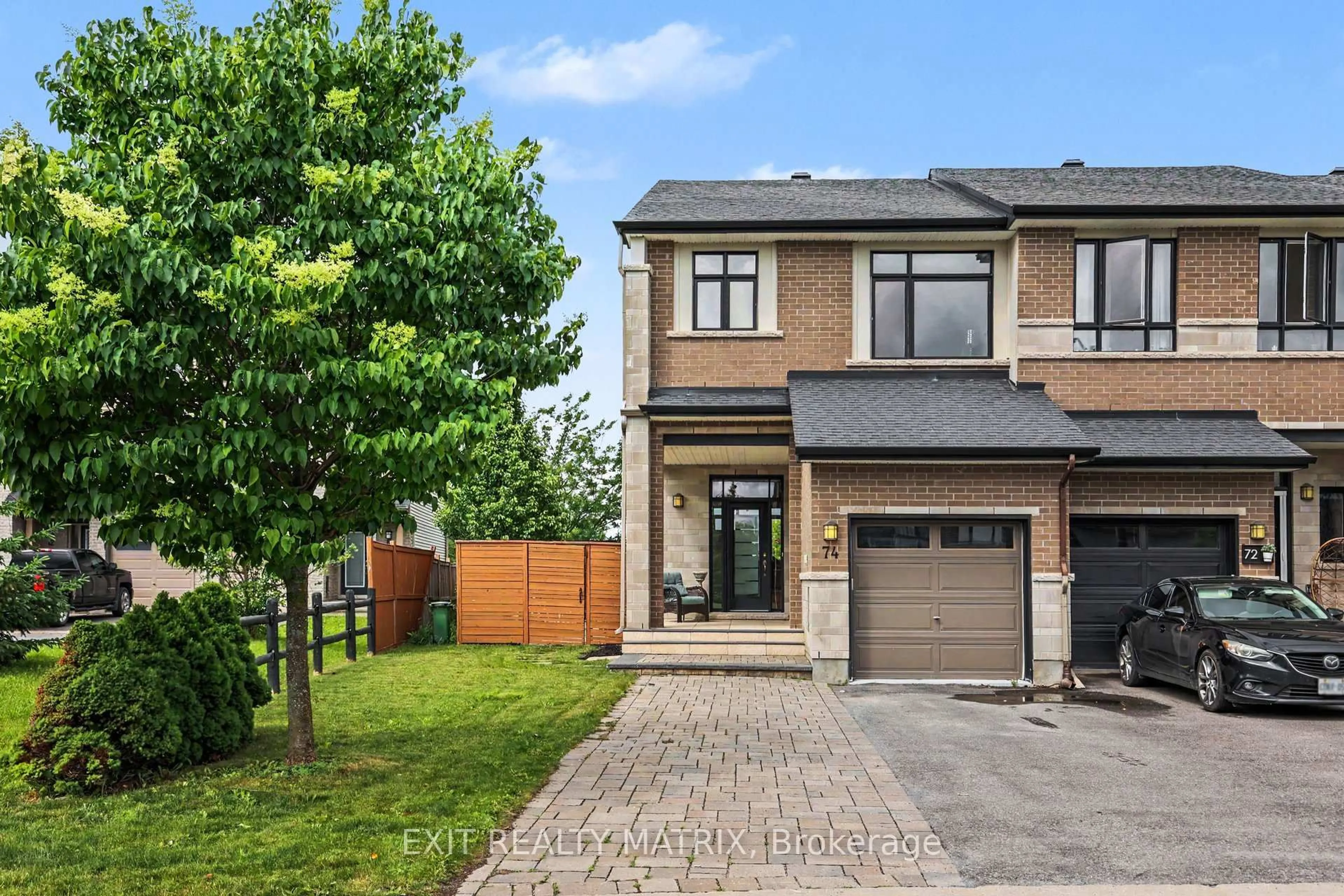 Home with brick exterior material, street for 74 Nutting Cres, Ottawa Ontario K4M 0C3