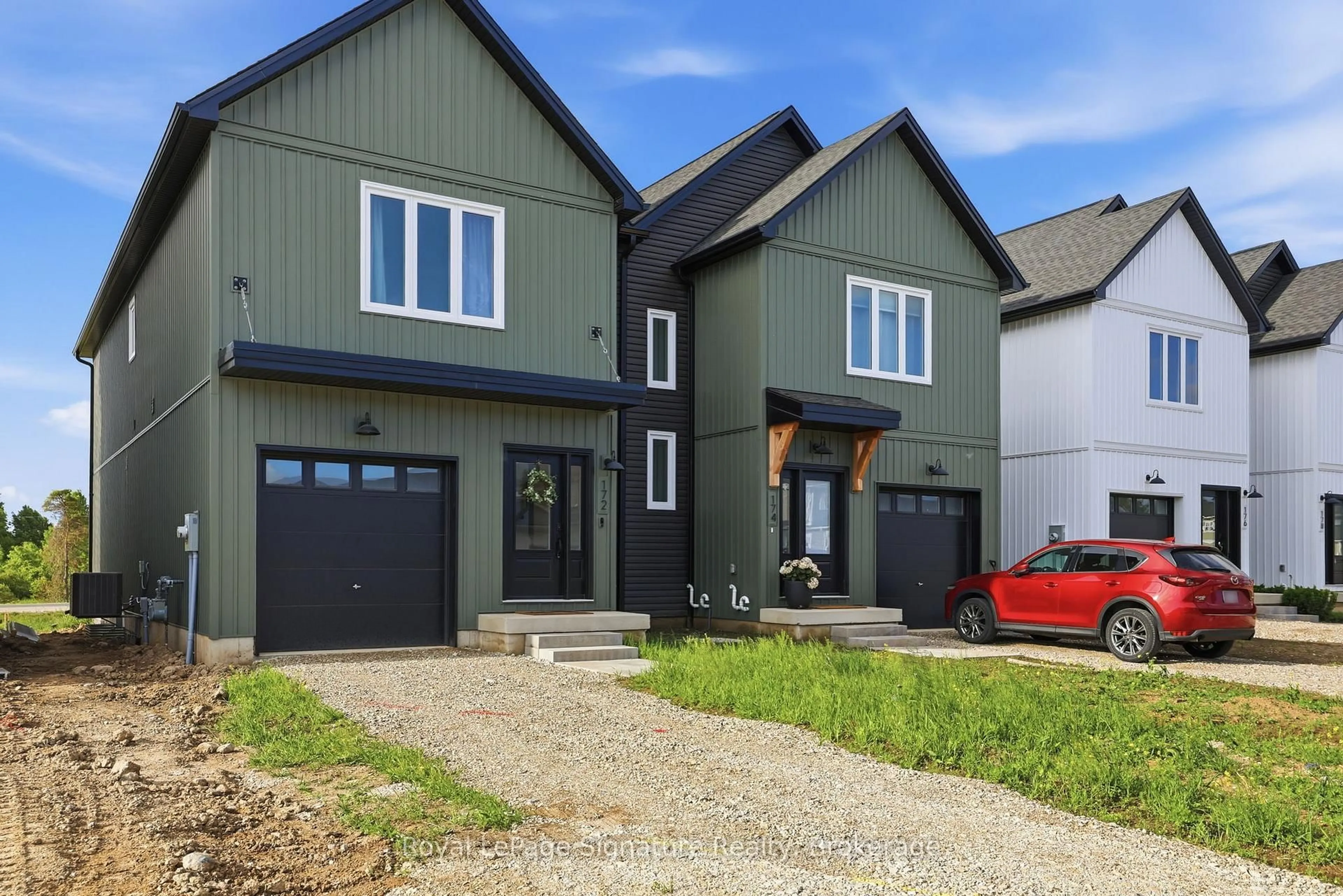 Home with vinyl exterior material, street for 172 Equality Dr, Meaford Ontario N4L 0B4