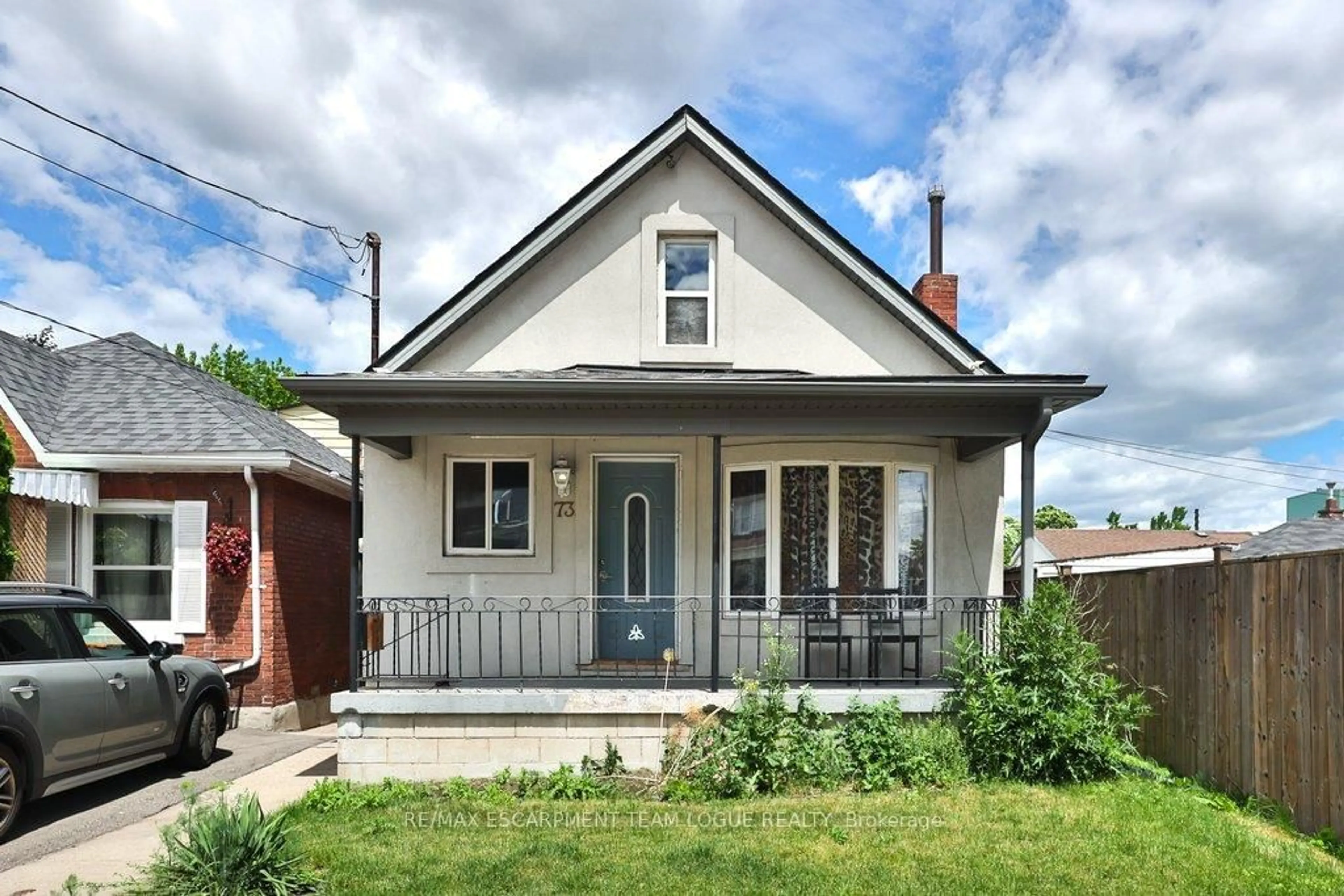 Home with brick exterior material, street for 73 Harrison Ave, Hamilton Ontario L8H 2Z9