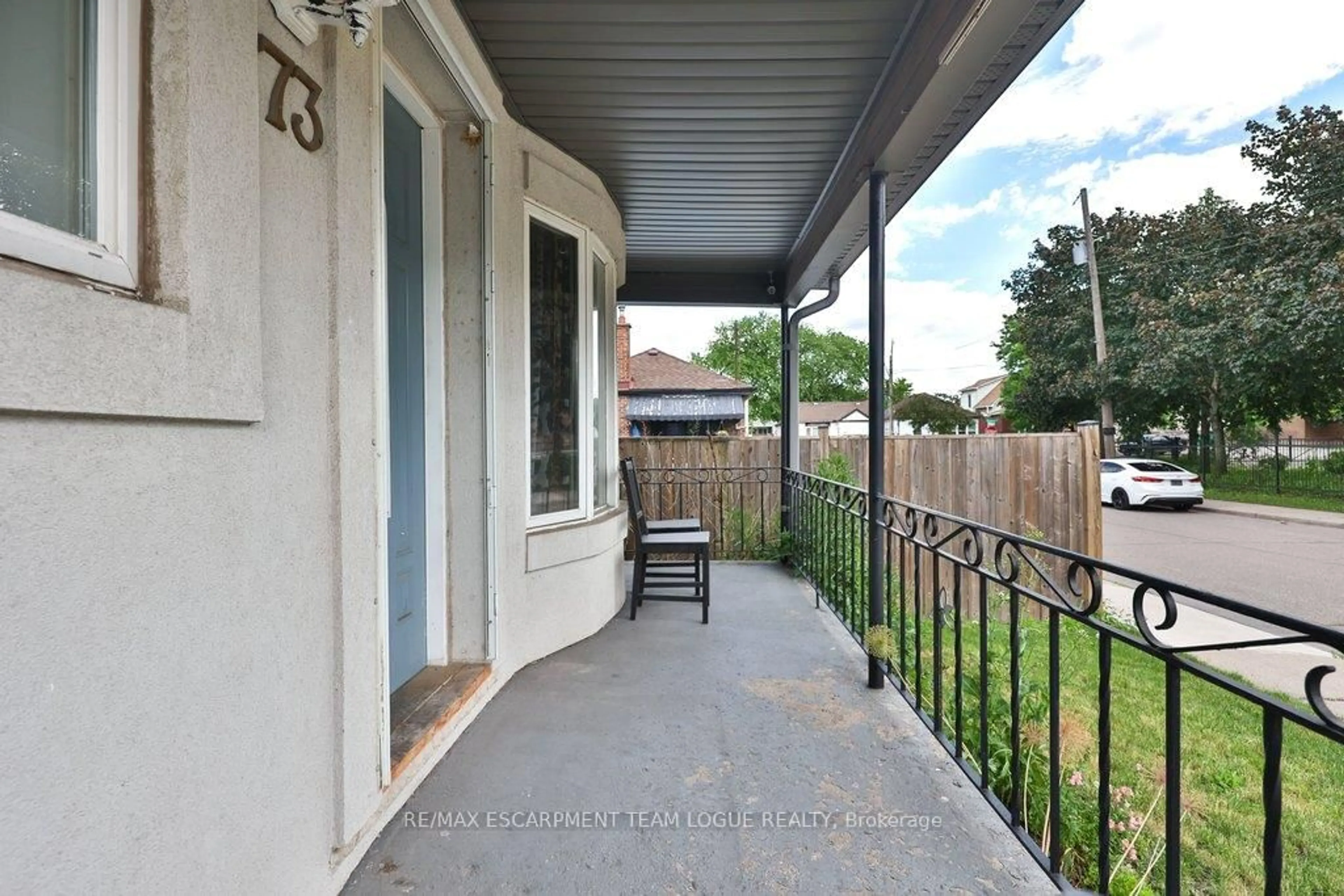 Patio, street for 73 Harrison Ave, Hamilton Ontario L8H 2Z9