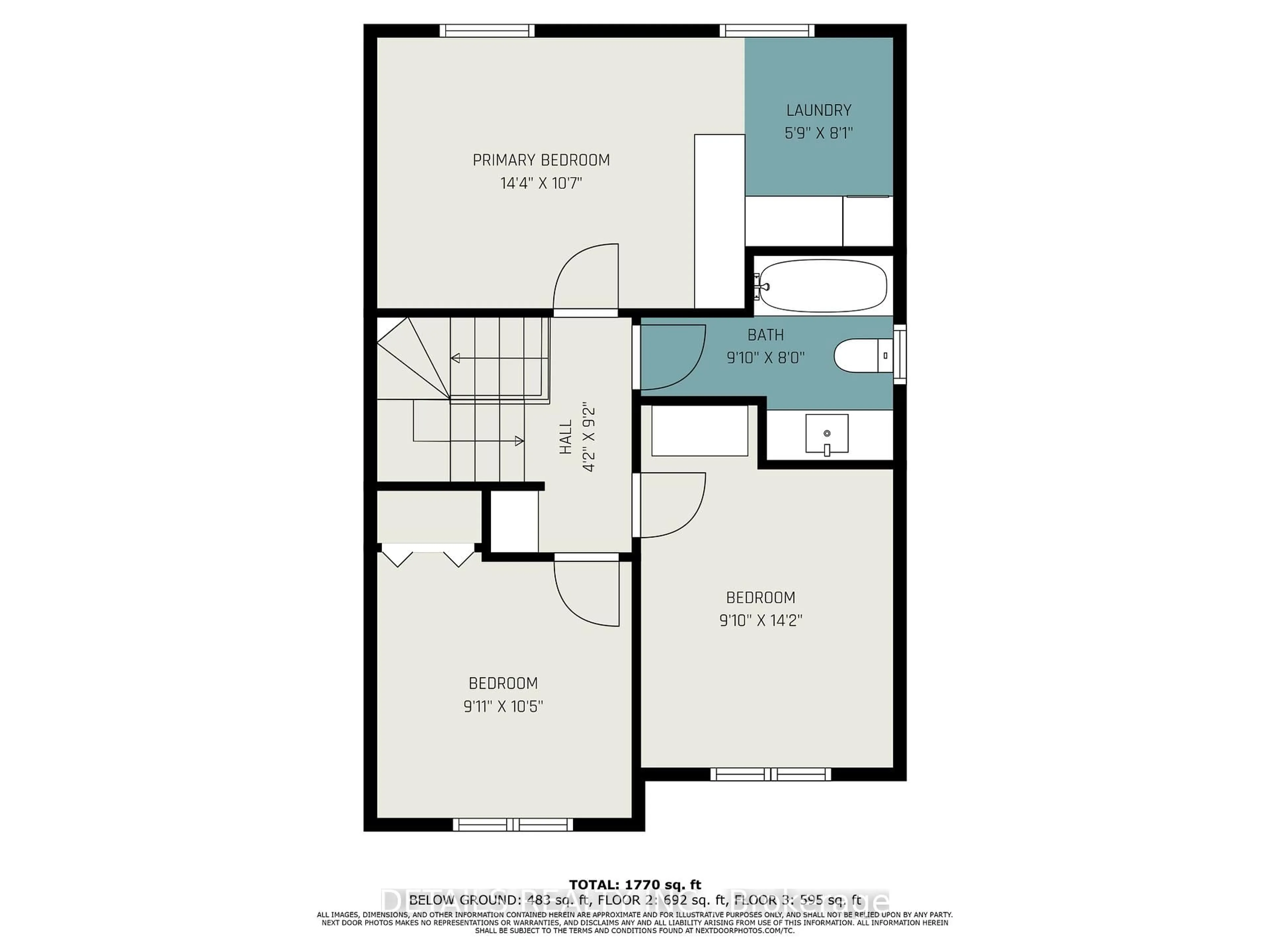 Floor plan for 13 Willowview Way, Ottawa Ontario K2J 2P7