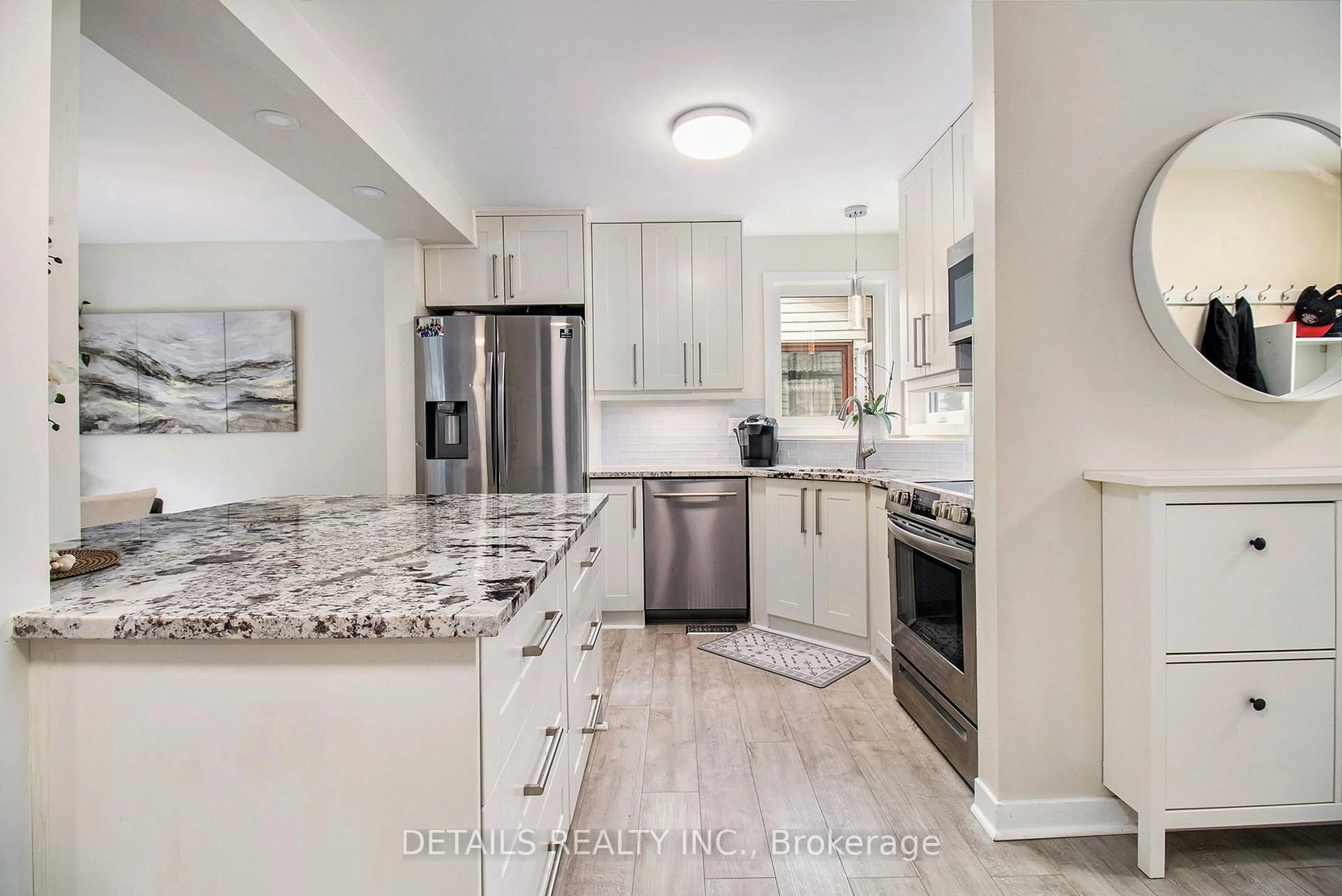 Open concept kitchen, ceramic/tile floor for 13 Willowview Way, Ottawa Ontario K2J 2P7