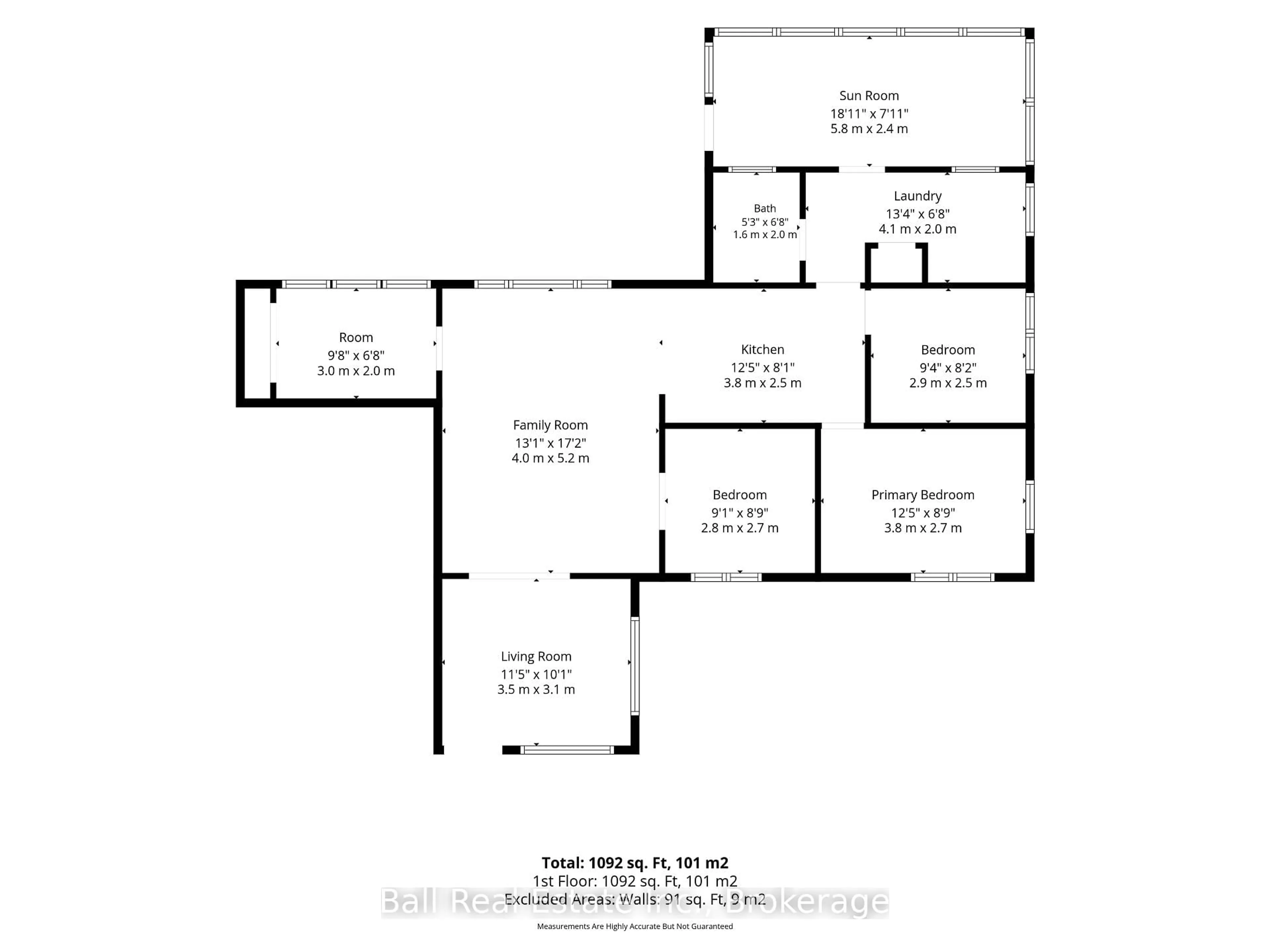 Floor plan for 1120 Ruthven Rd, Highlands East Ontario K0L 1C0