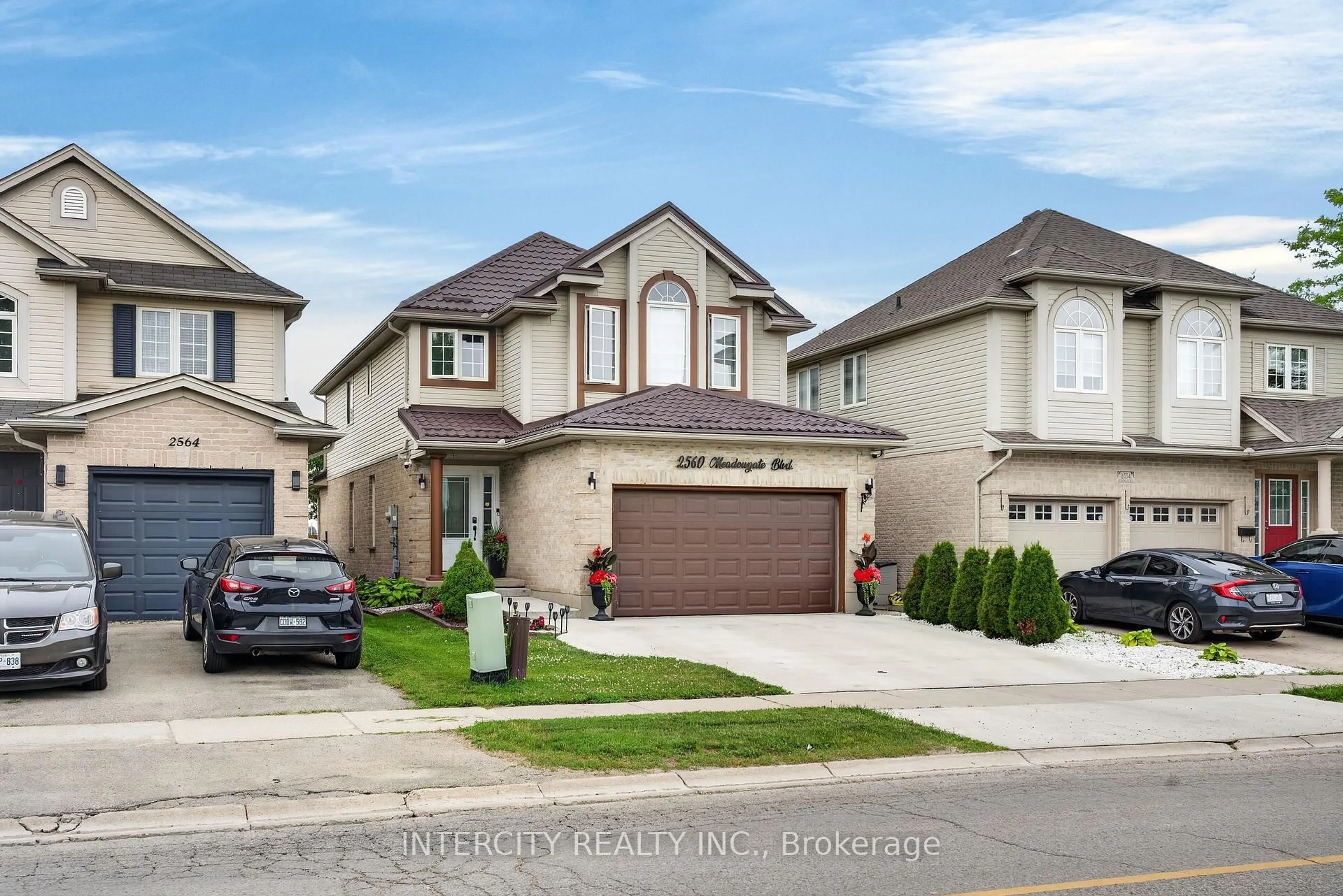 Home with brick exterior material, street for 2560 Meadowgate Blvd, London South Ontario N6M 1L8