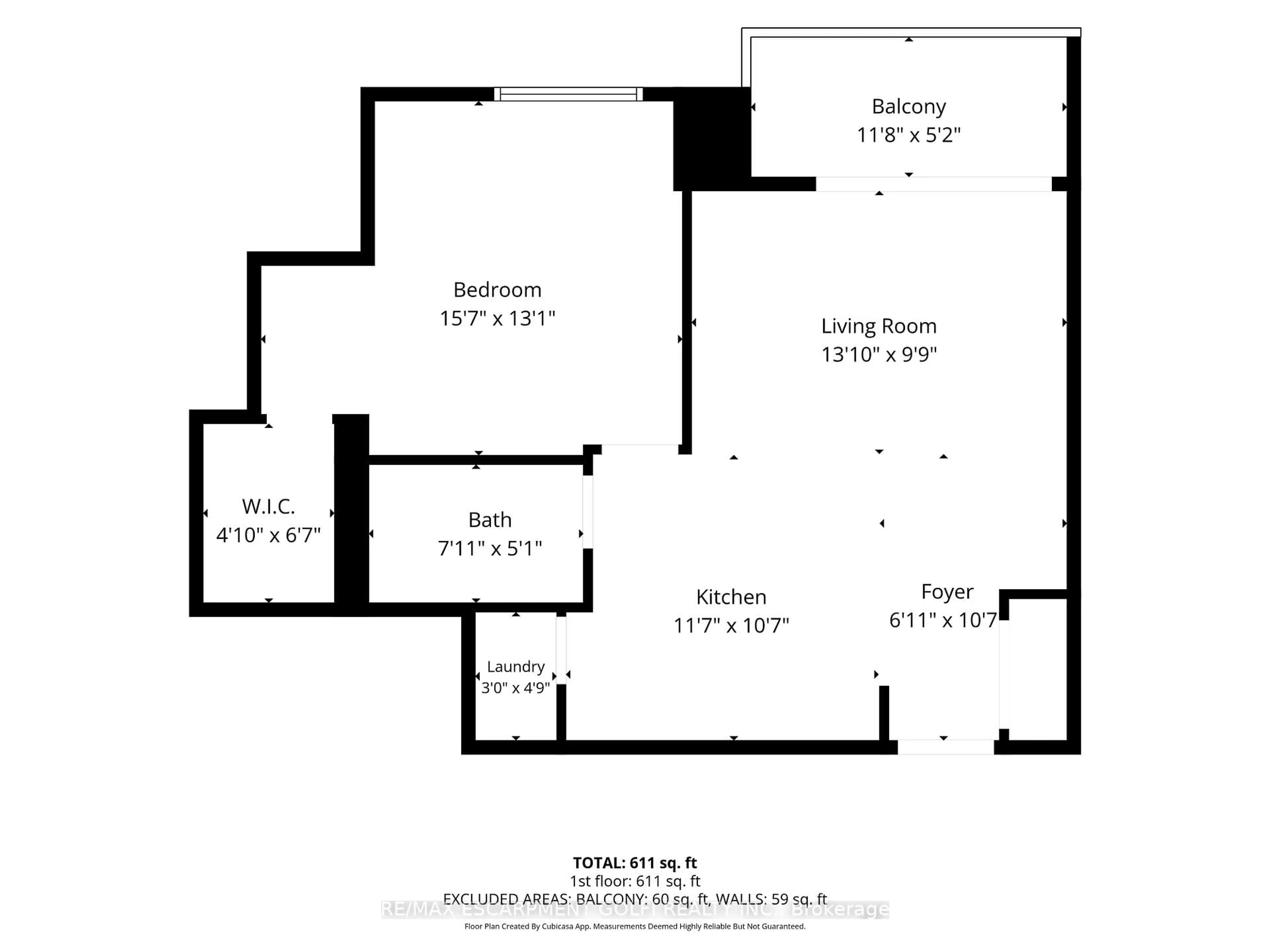 Floor plan for 5698 Main St #714, Niagara Falls Ontario L2G 0Z2