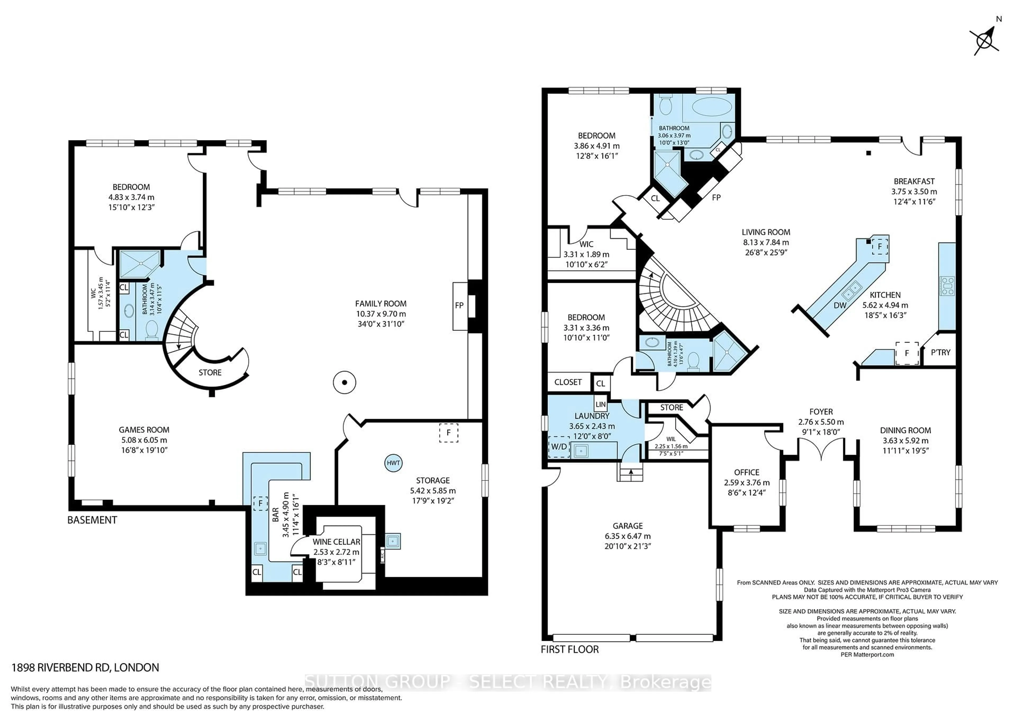 Floor plan for 1898 Riverbend Rd, London South Ontario N6K 0A2