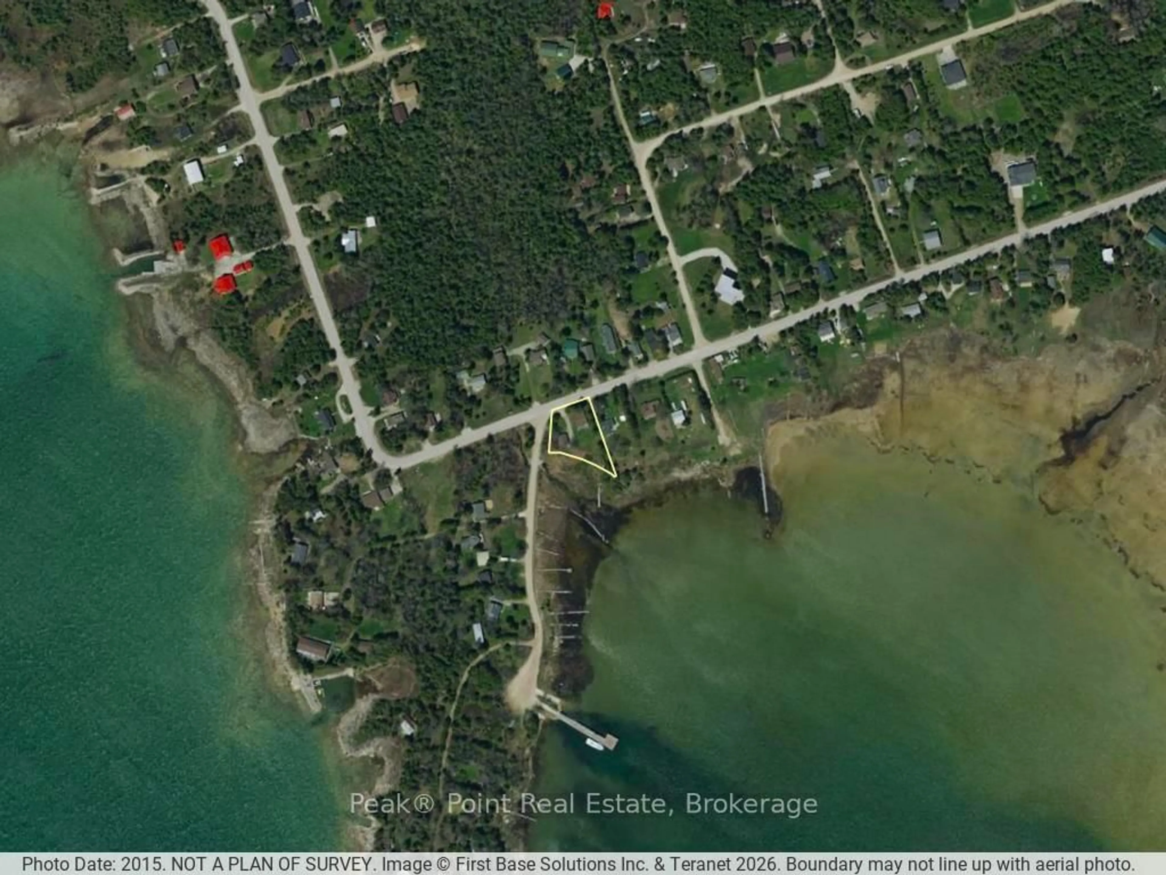 Picture of a map for 847 Howdenvale Rd, South Bruce Peninsula Ontario N0H 2T0
