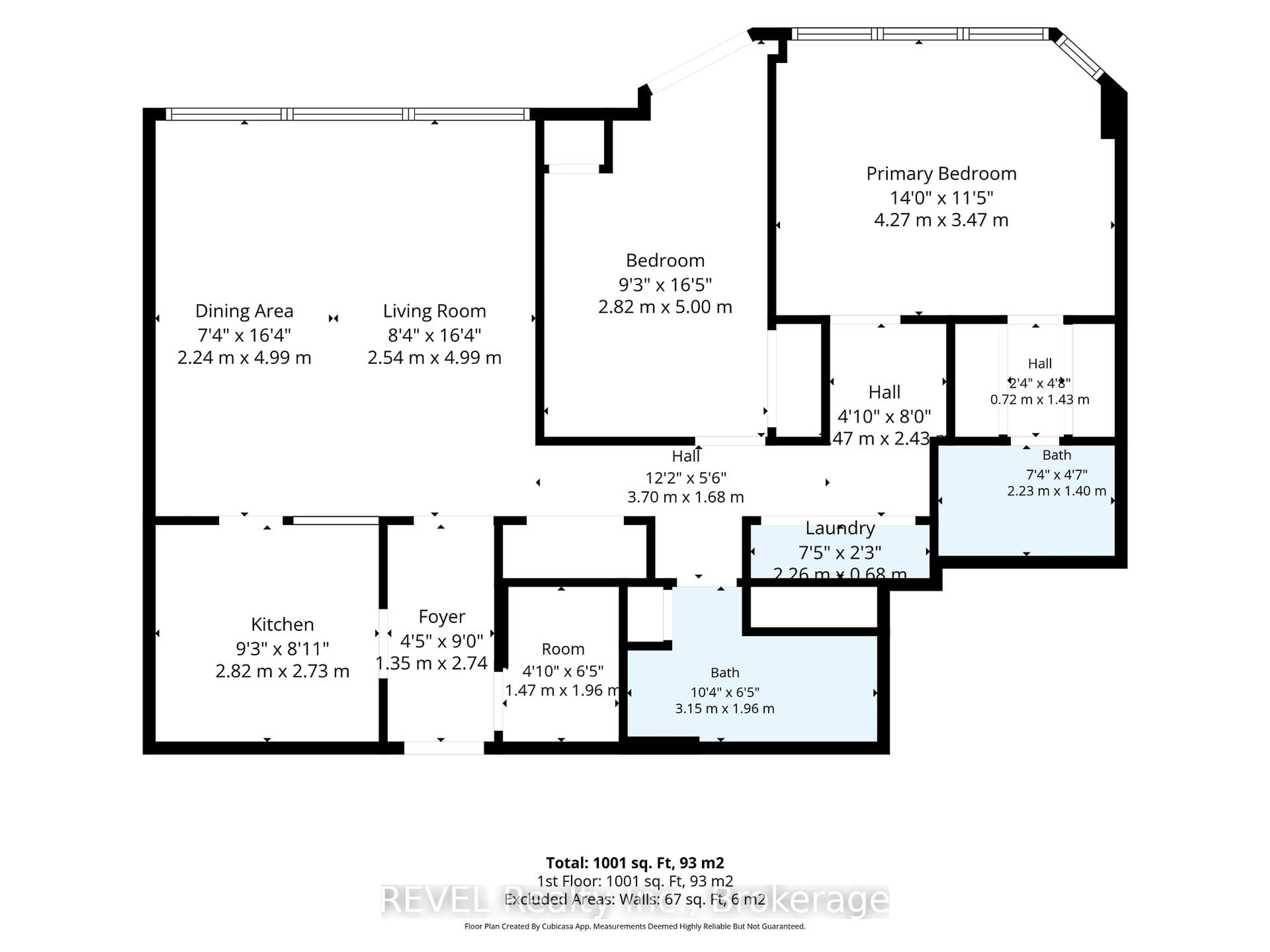 Floor plan for 7 Gale Cres #207, St. Catharines Ontario L2R 7M8
