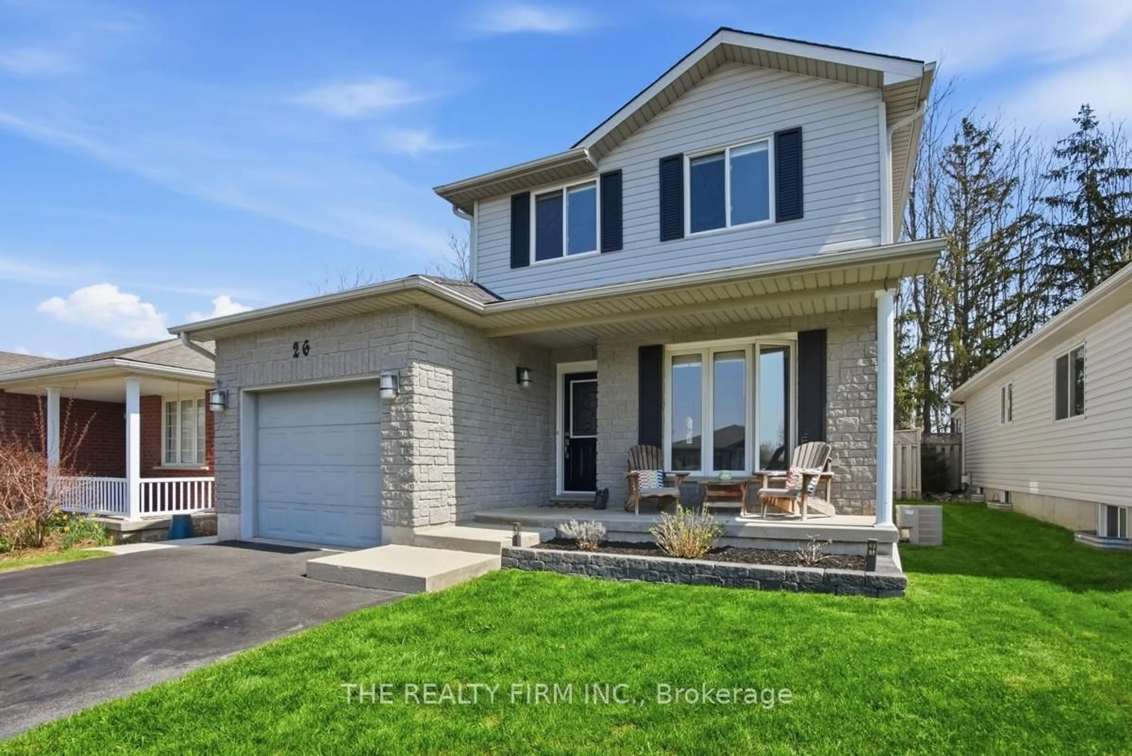 Home with vinyl exterior material, street for 26 Rossiter Rd, Ingersoll Ontario N5C 4C9