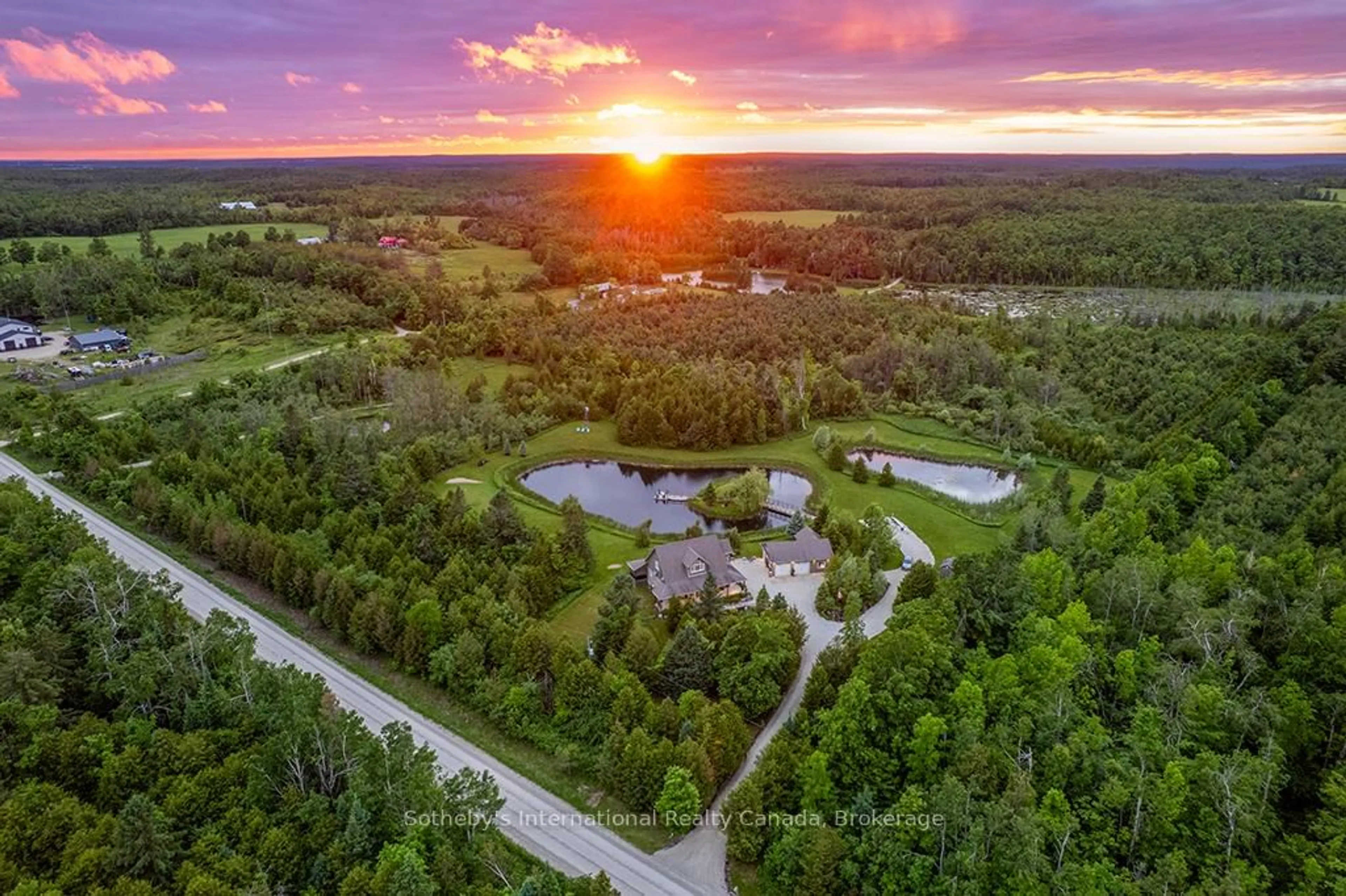 A pic from outside/outdoor area/front of a property/back of a property/a pic from drone, unknown for 429573 8TH CONCESSION B Line, Grey Highlands Ontario N0C 1M0