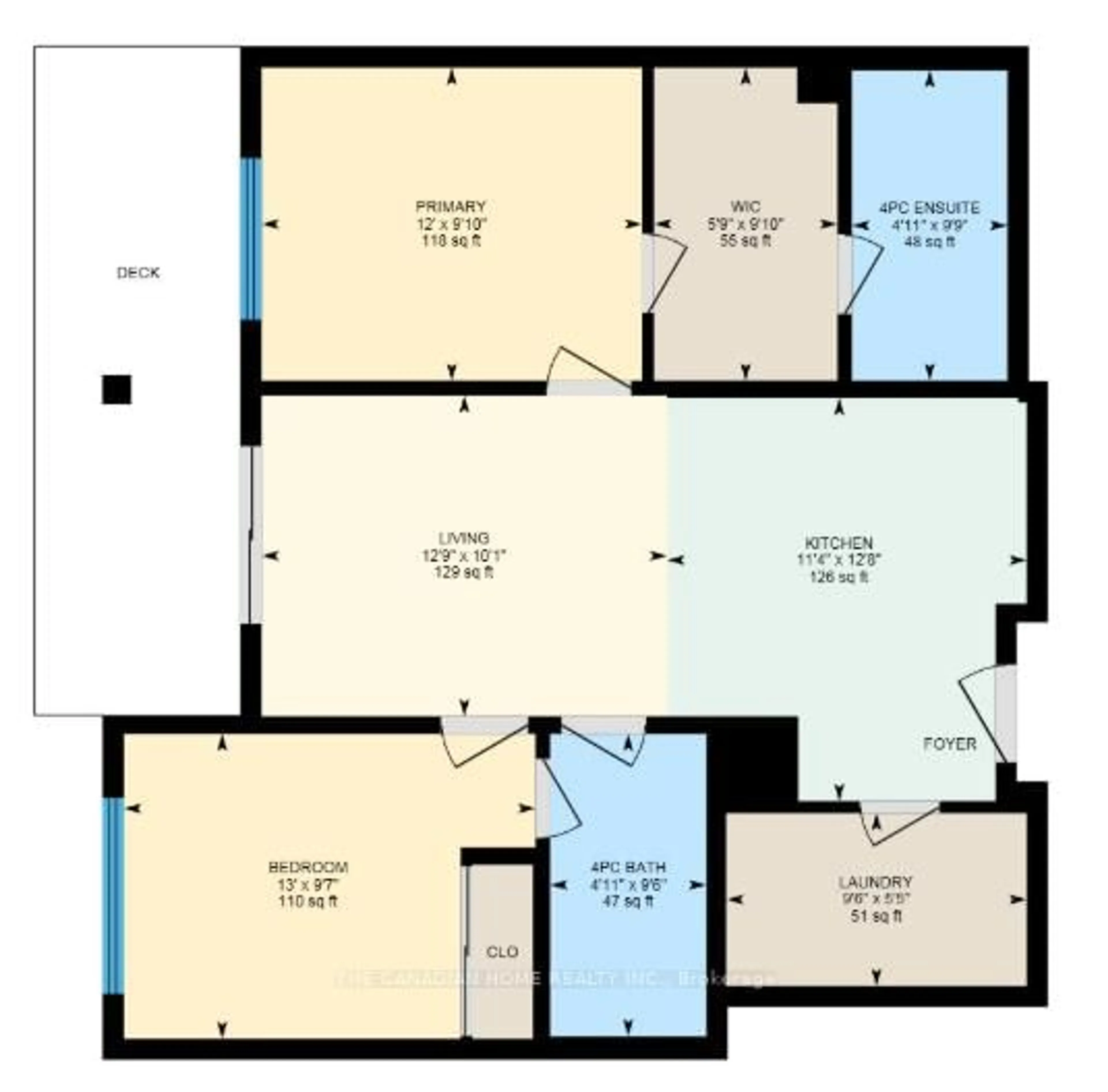 Floor plan for 243 Northfield Dr #405, Waterloo Ontario N2K 0G9