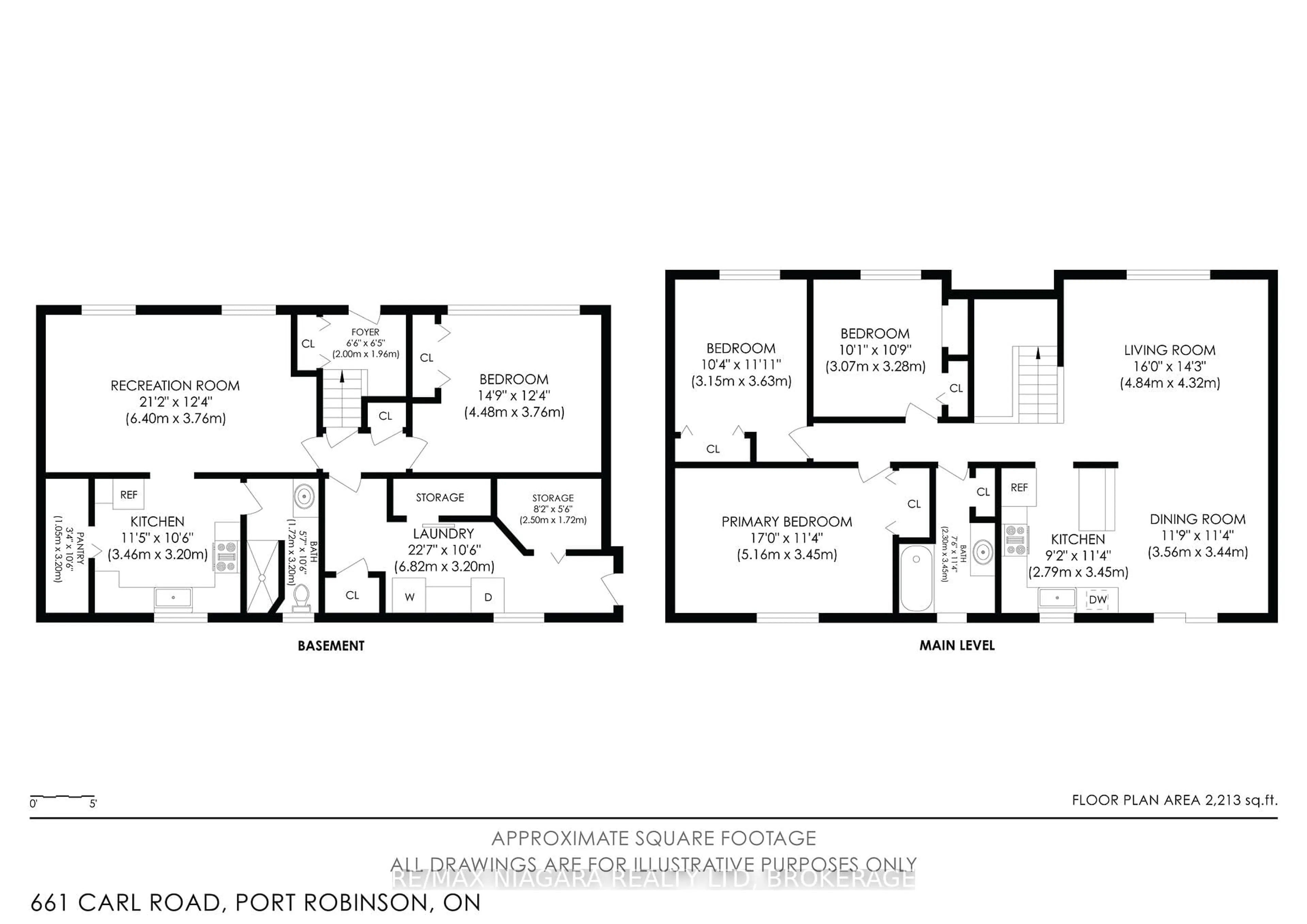 Floor plan for 661 Carl Rd, Welland Ontario L0S 1K0
