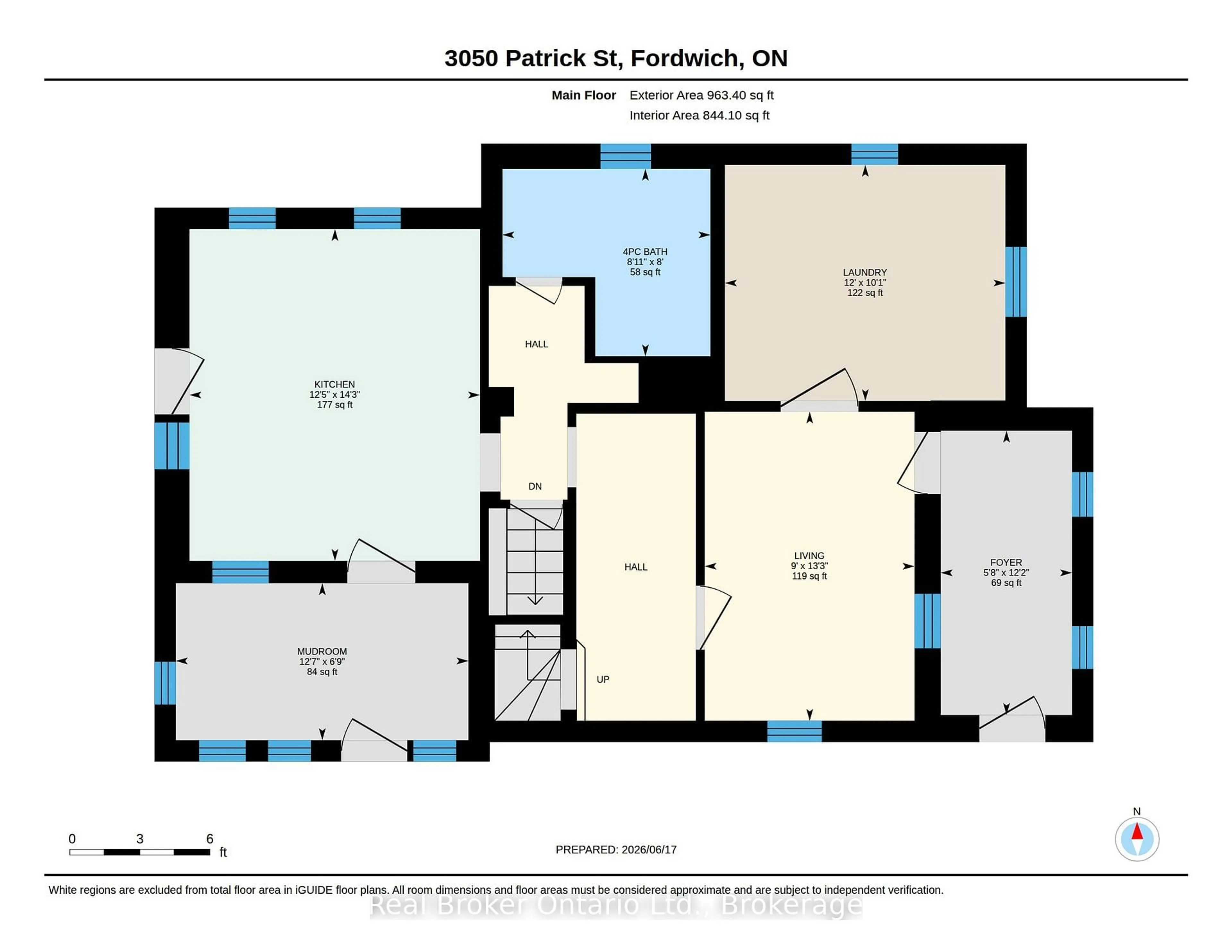 Floor plan for 3050 Patrick St, Howick Ontario N0G 1V0