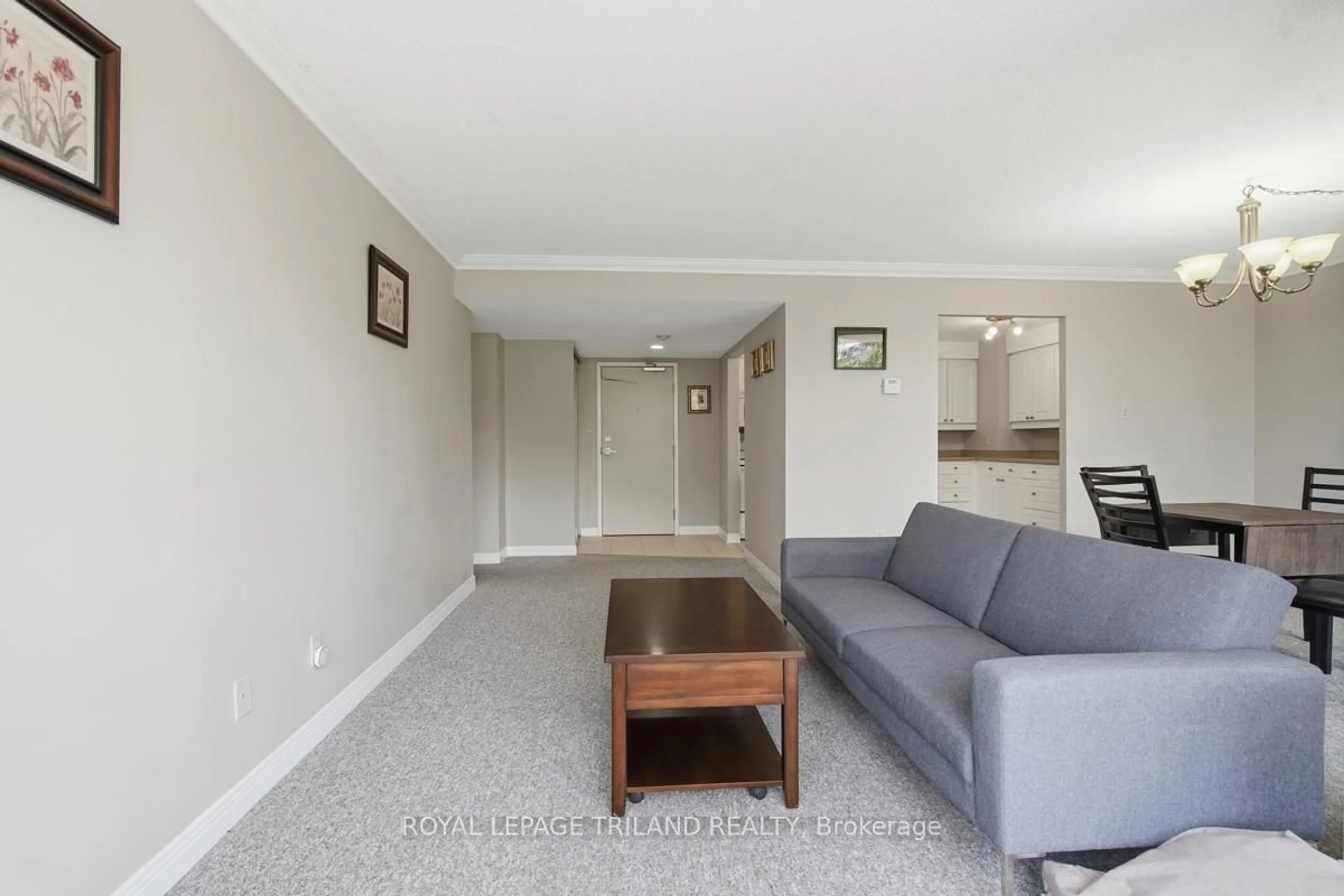 Living room with furniture, unknown for 600 Talbot St #308, London East Ontario N6A 5L9